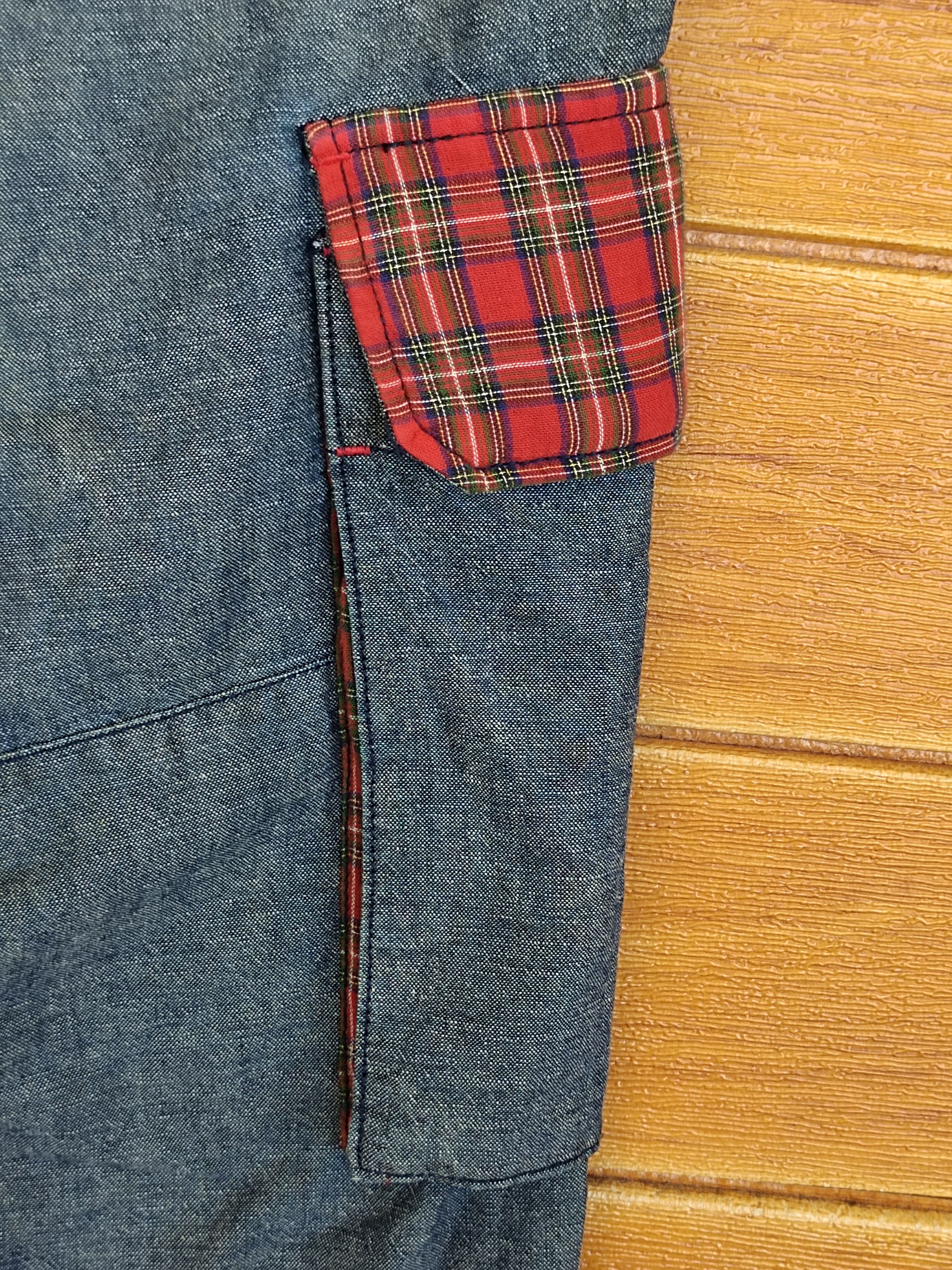 Karl Helmut Vintage KARL HELMUT Patchwork Baggy Cargo Denim Pants Size US 32 / EU 48 - 14 Thumbnail