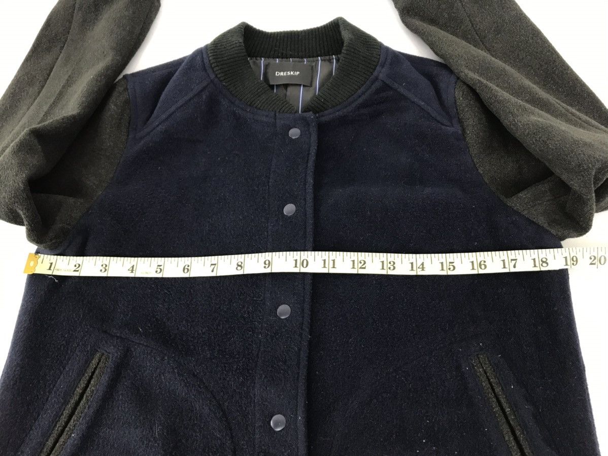 Japanese Brand Varsity Jacket Dreskip Snap Button Hype College Unisex Size M / US 6-8 / IT 42-44 - 8 Thumbnail