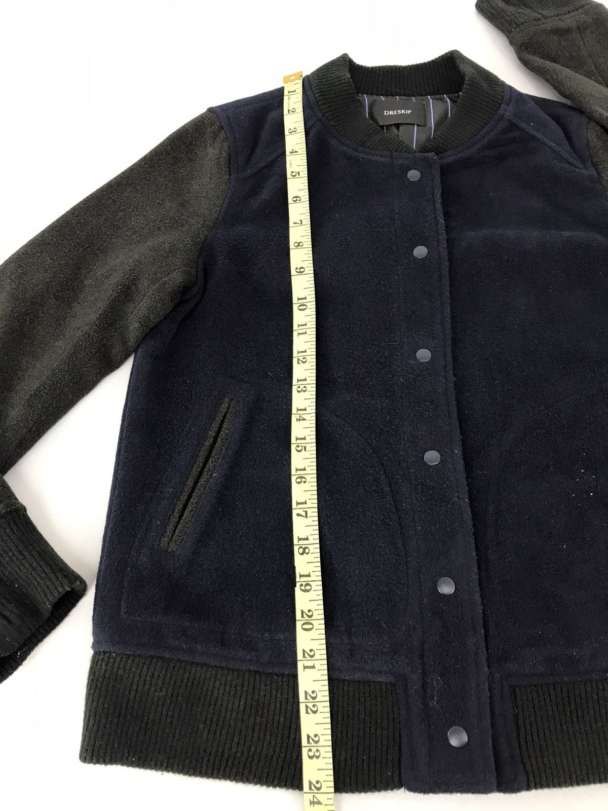 Japanese Brand Varsity Jacket Dreskip Snap Button Hype College Unisex Size M / US 6-8 / IT 42-44 - 9 Thumbnail