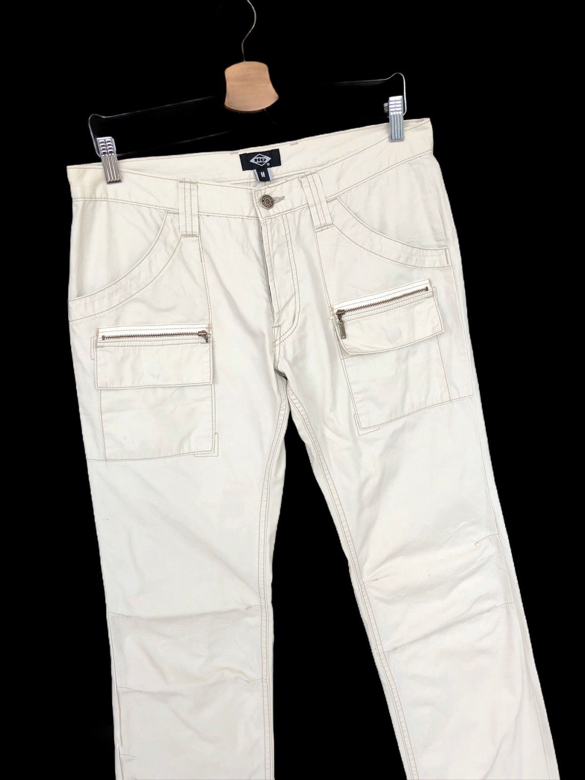 Hysteric Glamour Vintage Hysteric 🇯🇵 Straight Cut Multi Pocket Bush Pants Size US 32 / EU 48 - 2 Thumbnail