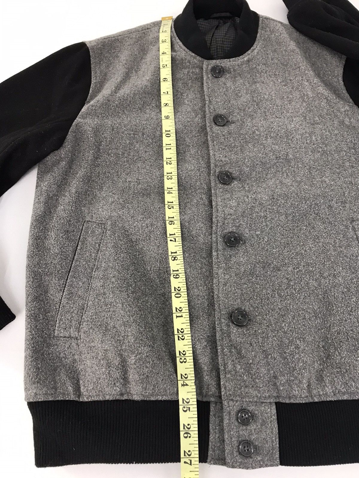 Japanese Brand Vintage Varsity Jacket Snap Button Heavy Wool Hype College Size US M / EU 48-50 / 2 - 8 Thumbnail