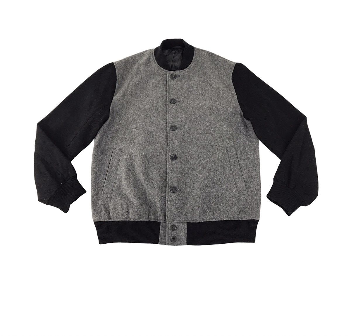 Japanese Brand Vintage Varsity Jacket Snap Button Heavy Wool Hype College Size US M / EU 48-50 / 2 - 1 Thumbnail