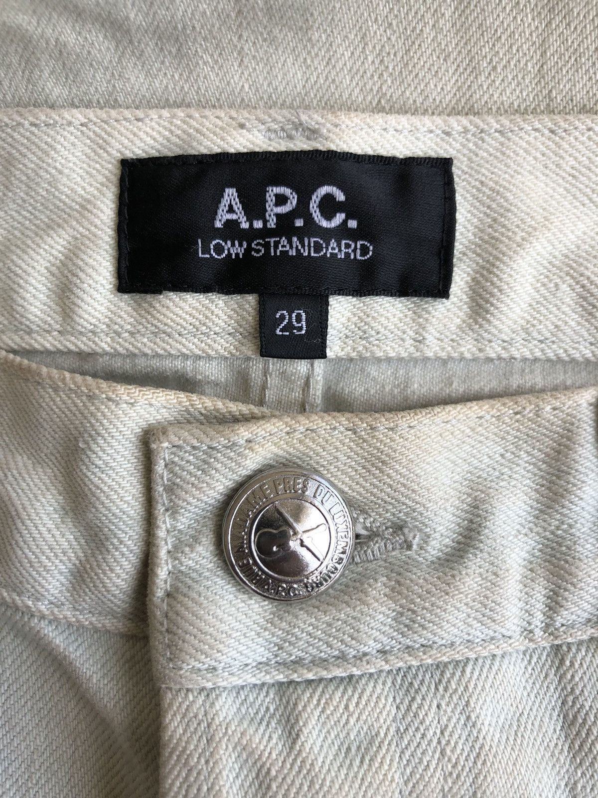 A.P.C. GRAIL🔥A.P.C. Paris Low Standard Slim Fit Denim Size US 30 / EU 46 - 7 Thumbnail