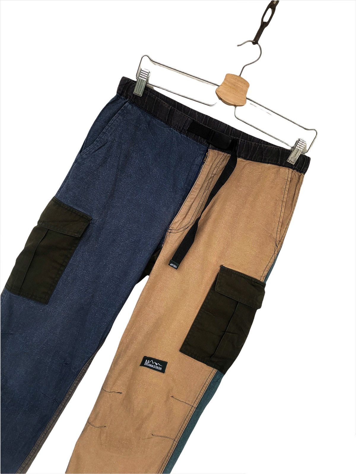 Manastash Patchwork Beauty Manastash 🇯🇵 Patchwork Cargo Pants Size US 30 / EU 46 - 3 Thumbnail