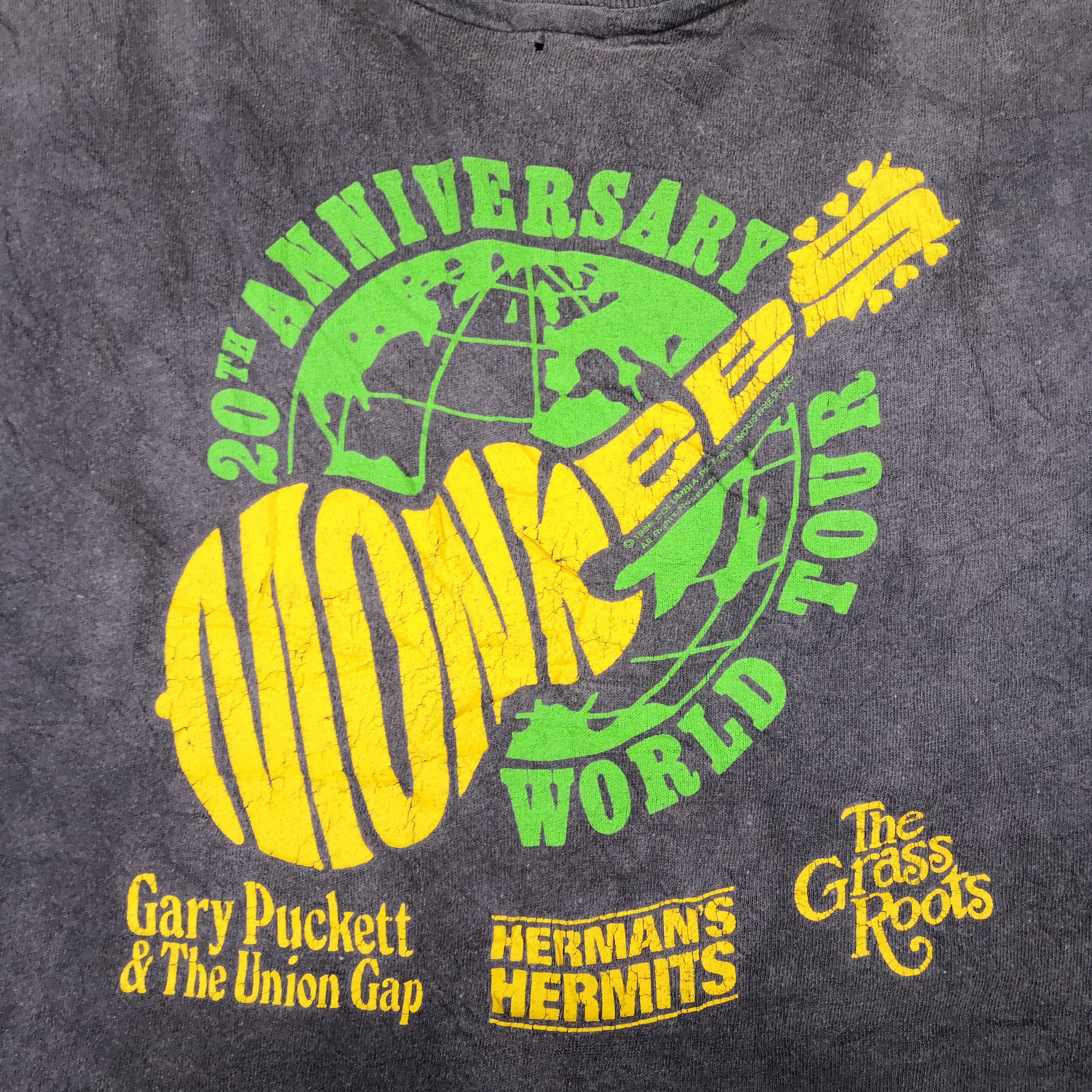 Band Tees Vintage The Monkees T-Shirt 20th Anniversary Celebration Tee Size US L / EU 52-54 / 3 - 9 Thumbnail