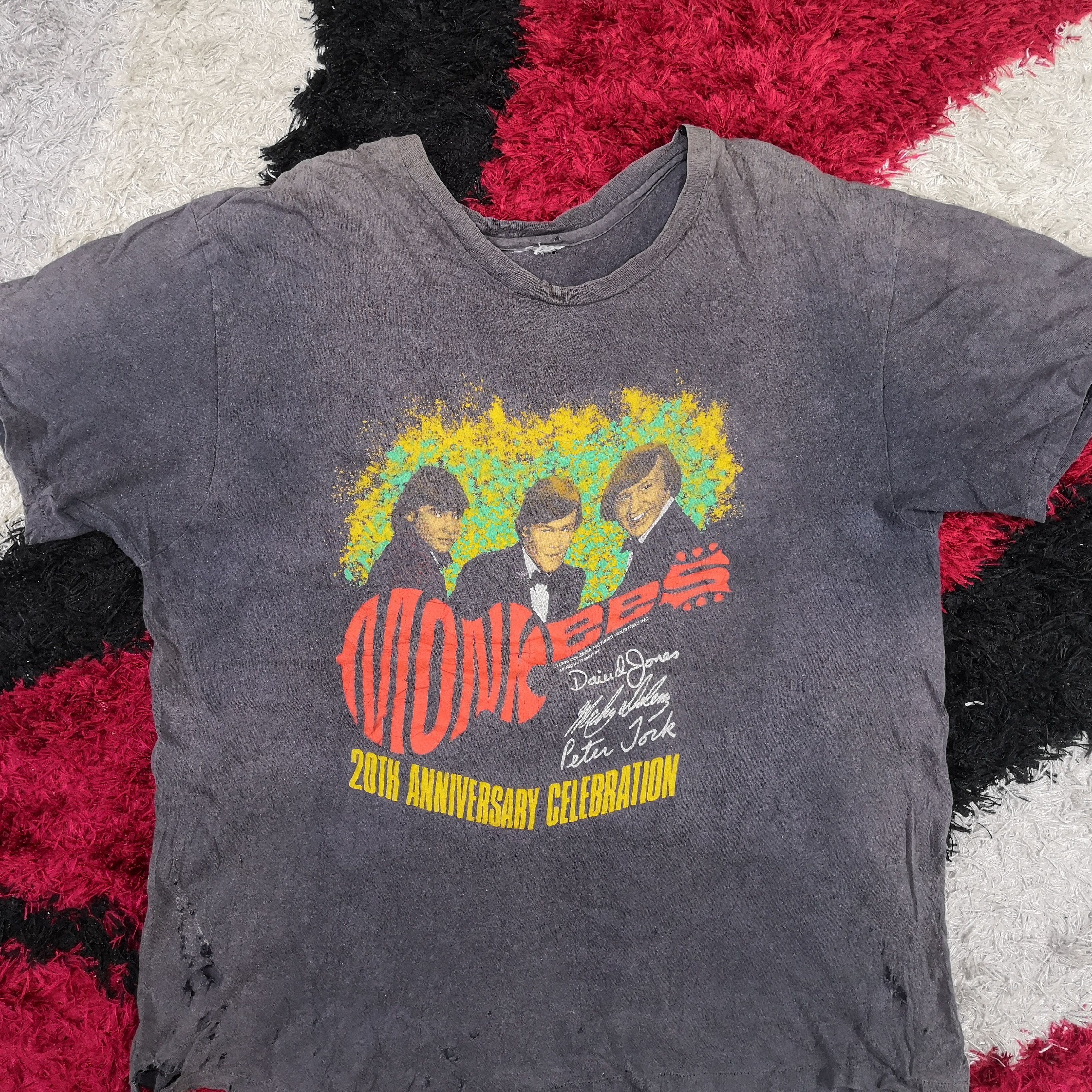 Band Tees Vintage The Monkees T-Shirt 20th Anniversary Celebration Tee Size US L / EU 52-54 / 3 - 3 Thumbnail