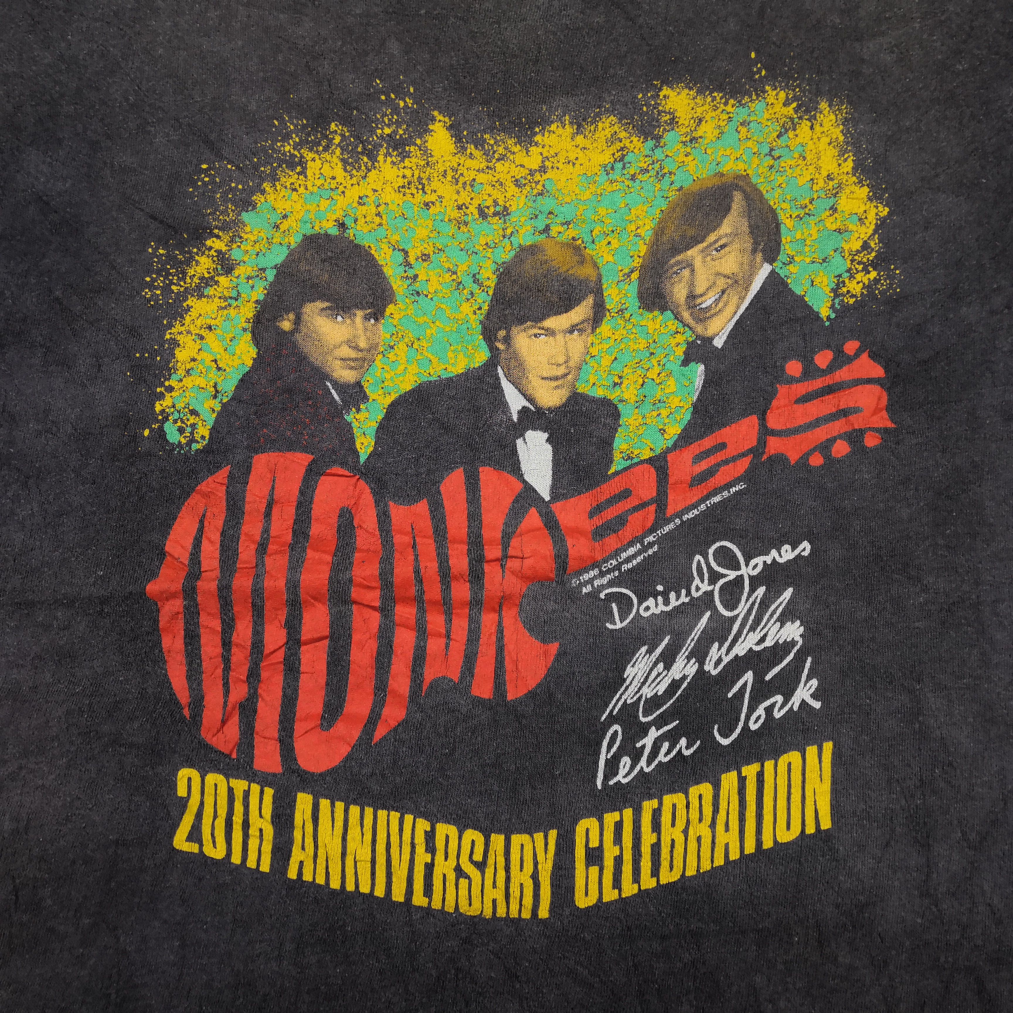 Band Tees Vintage The Monkees T-Shirt 20th Anniversary Celebration Tee Size US L / EU 52-54 / 3 - 5 Thumbnail