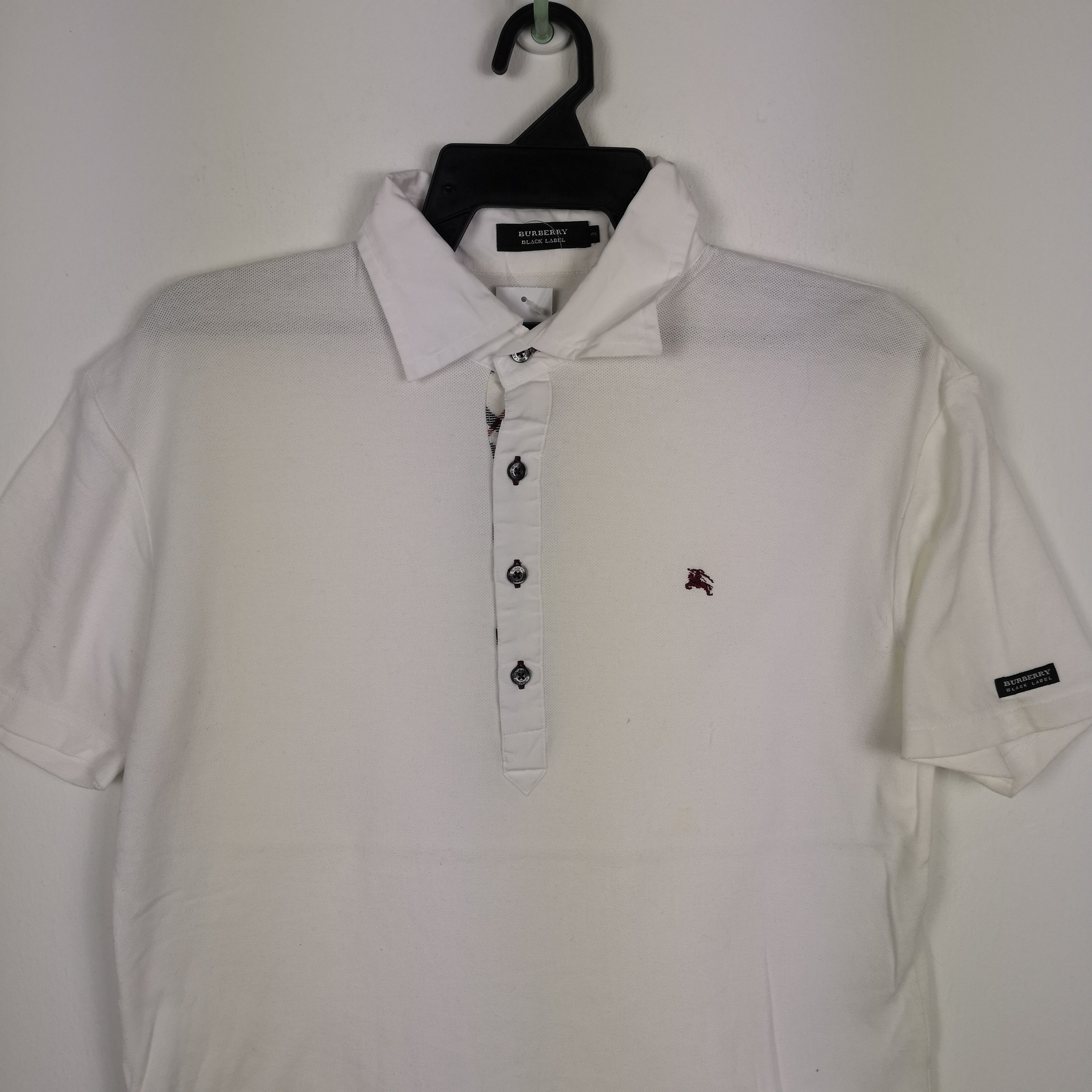 Burberry Vintage Burberry T-Shirt Black Label Polo Burberrys Tees Size US M / EU 48-50 / 2 - 2 Thumbnail