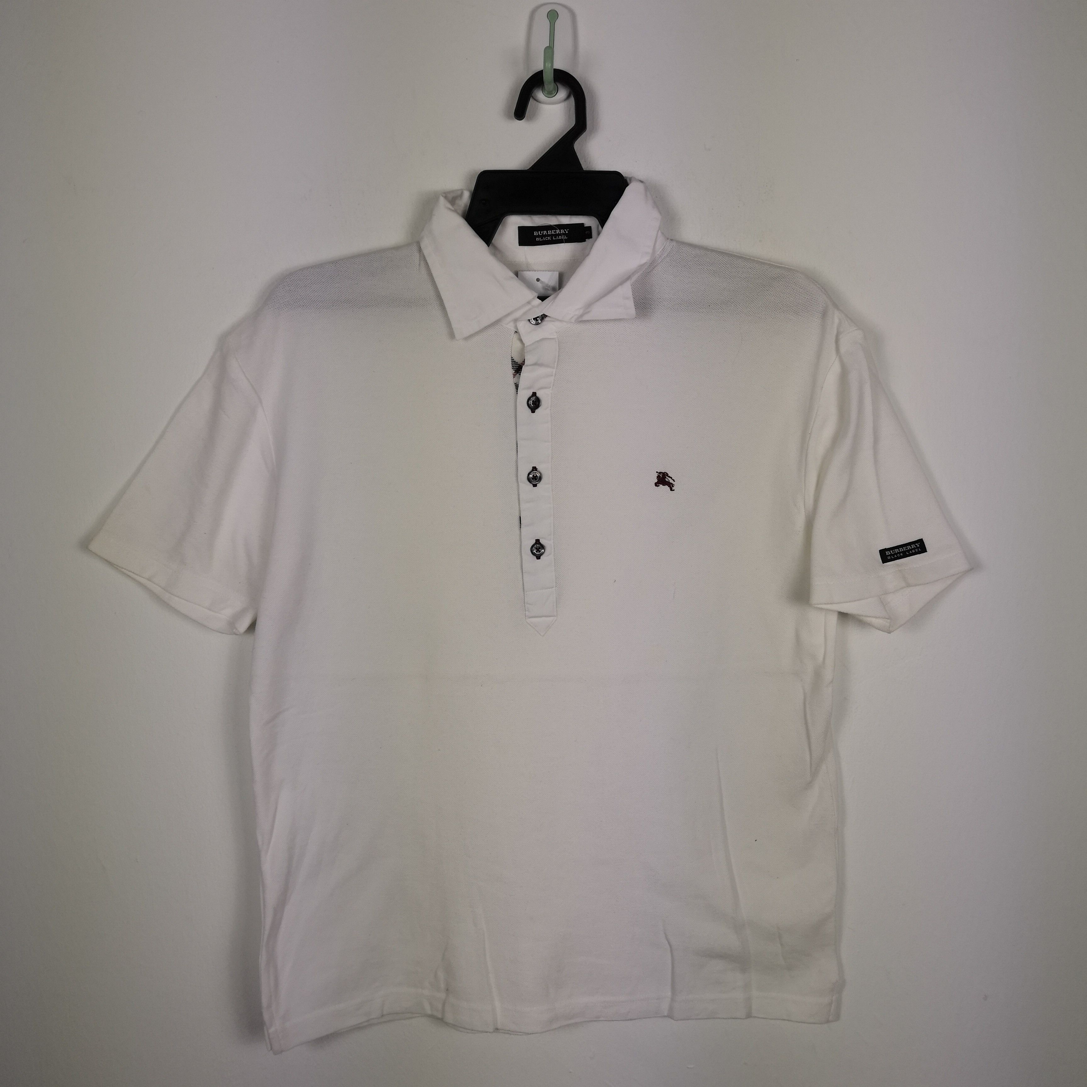 Burberry Vintage Burberry T-Shirt Black Label Polo Burberrys Tees Size US M / EU 48-50 / 2 - 1 Thumbnail