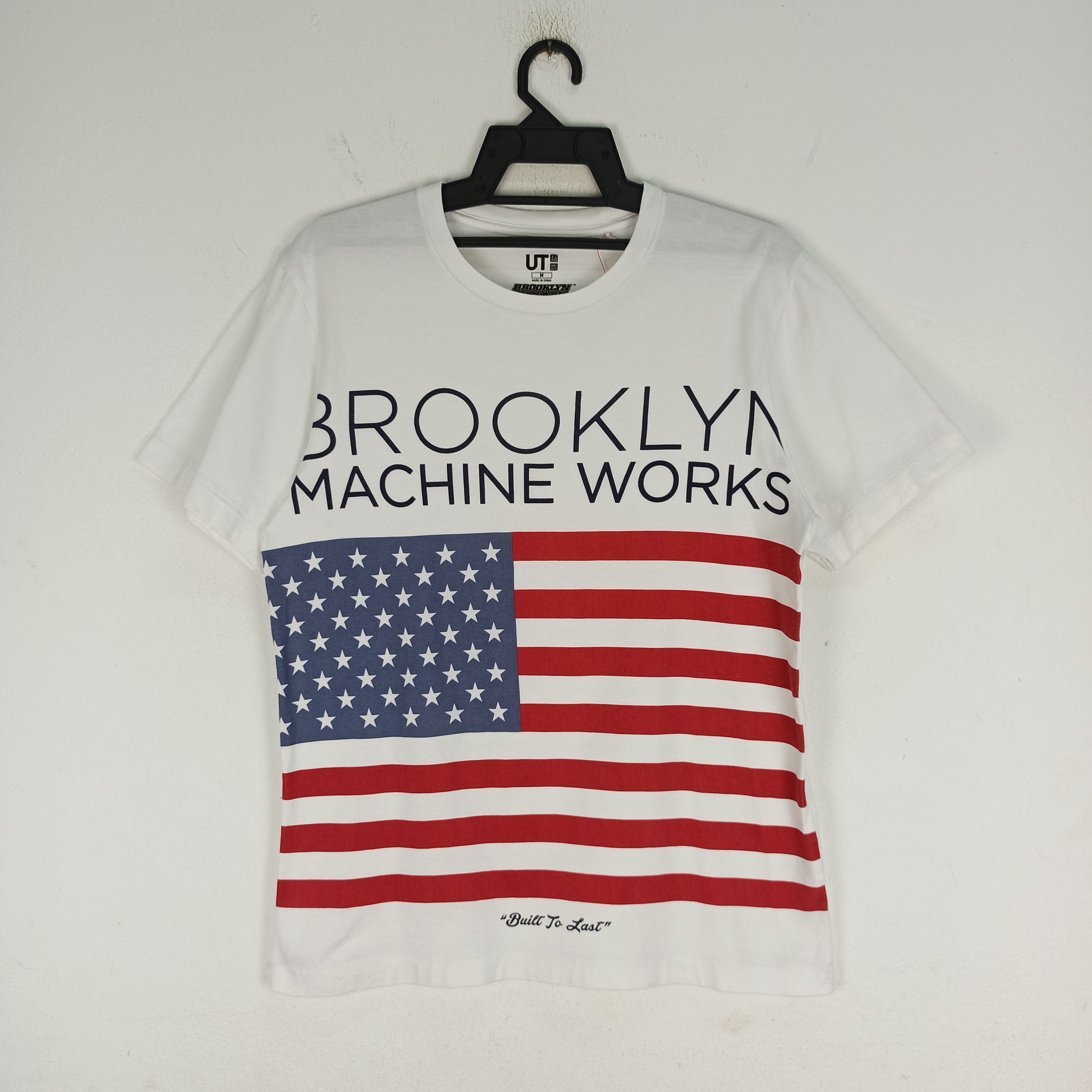image of Brooklyn Machine Works T-Shirt By Uniqlo in White, Men's (Size Medium)