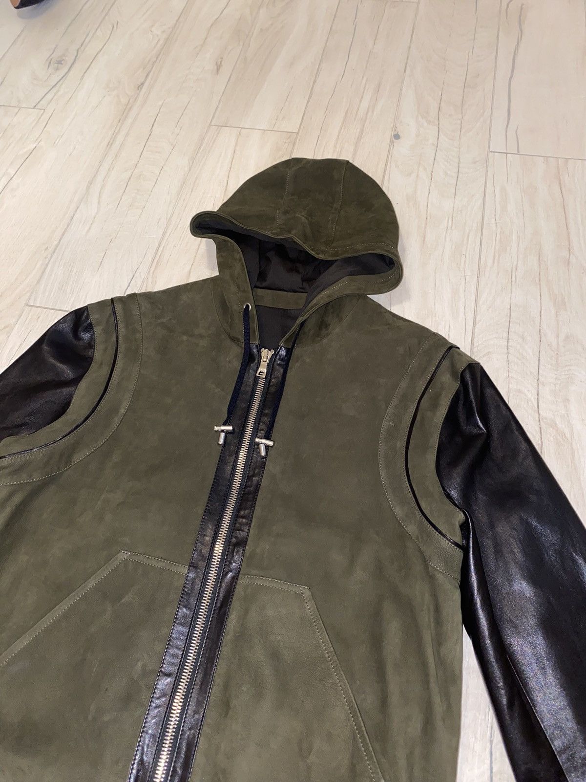 Balmain Balmain Destroyed Logo Biker Leather Jacket Size US L / EU 52-54 / 3 - 9 Thumbnail
