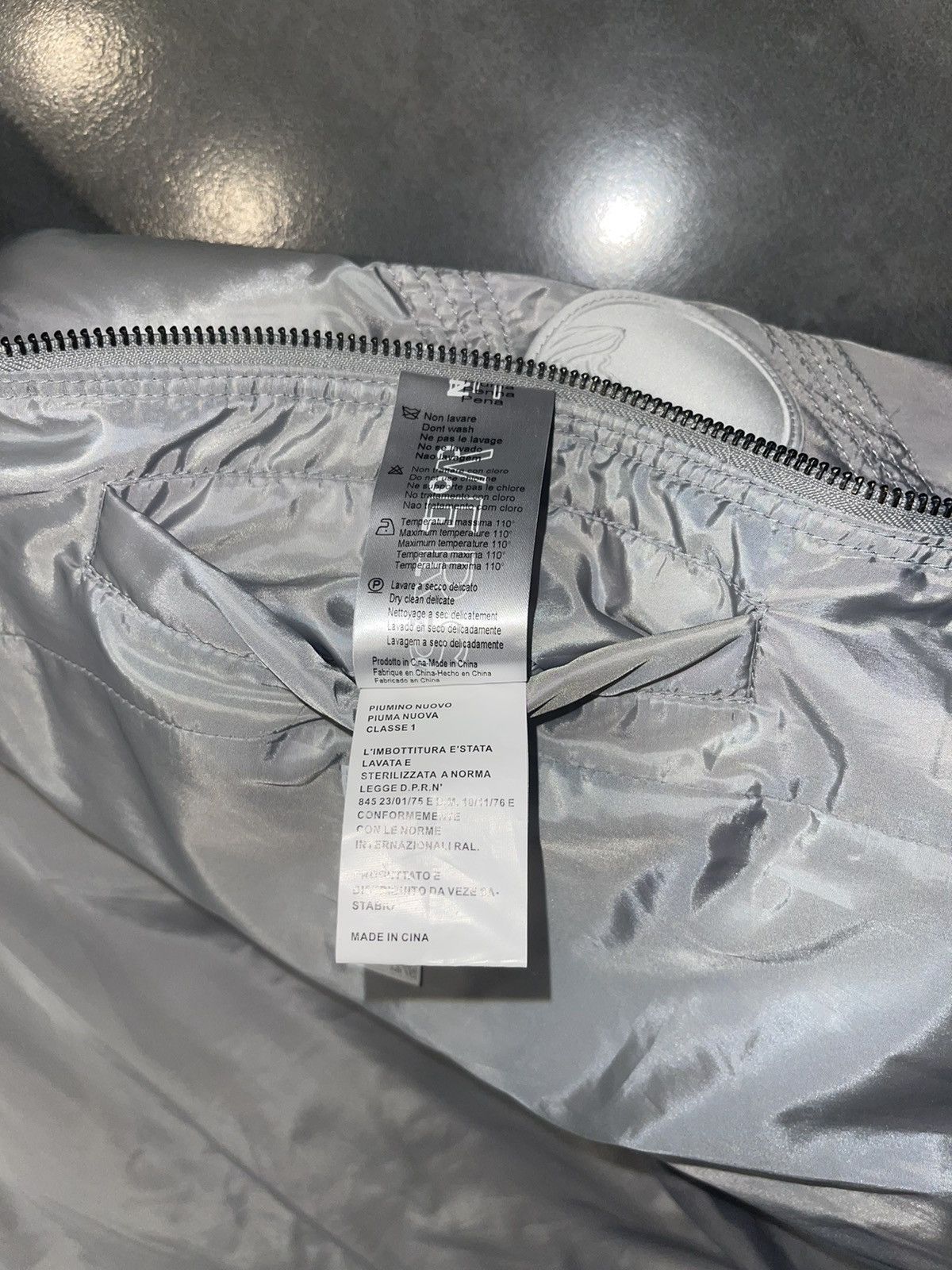 Versace Versace Technical Biker Grey Puffer Down Jacket Size US L / EU 52-54 / 3 - 20 Thumbnail