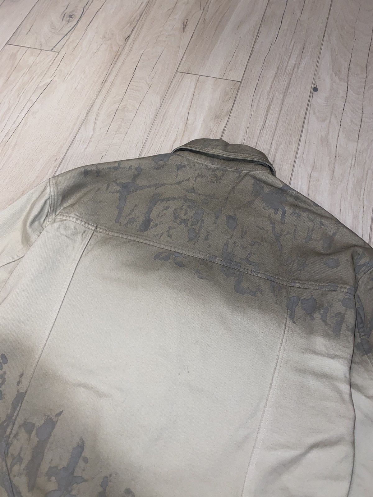A-COLD-WALL* DS! A-Cold-Wall* Beige Corrosion Denim Jacket Size US L / EU 52-54 / 3 - 10 Thumbnail