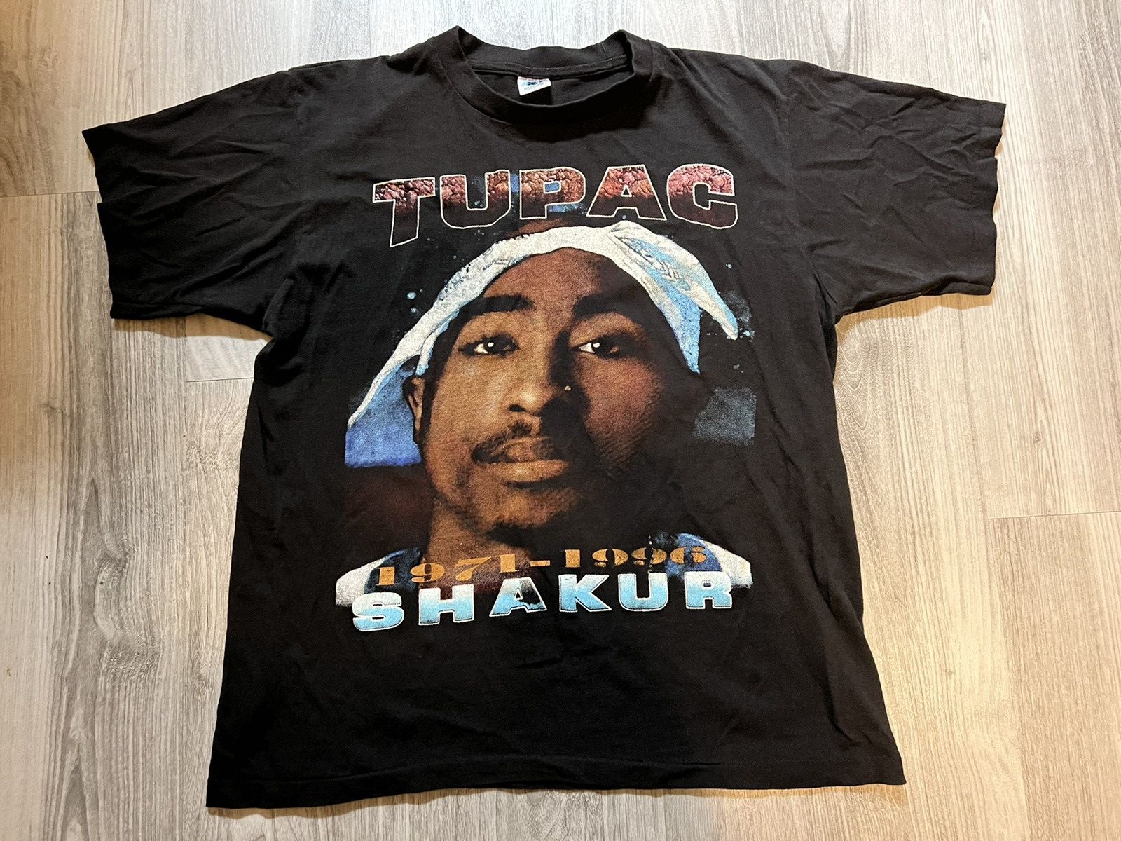 Vintage 1990s vintage tupac rap tee shirt Size US L / EU 52-54 / 3 - 1 Thumbnail