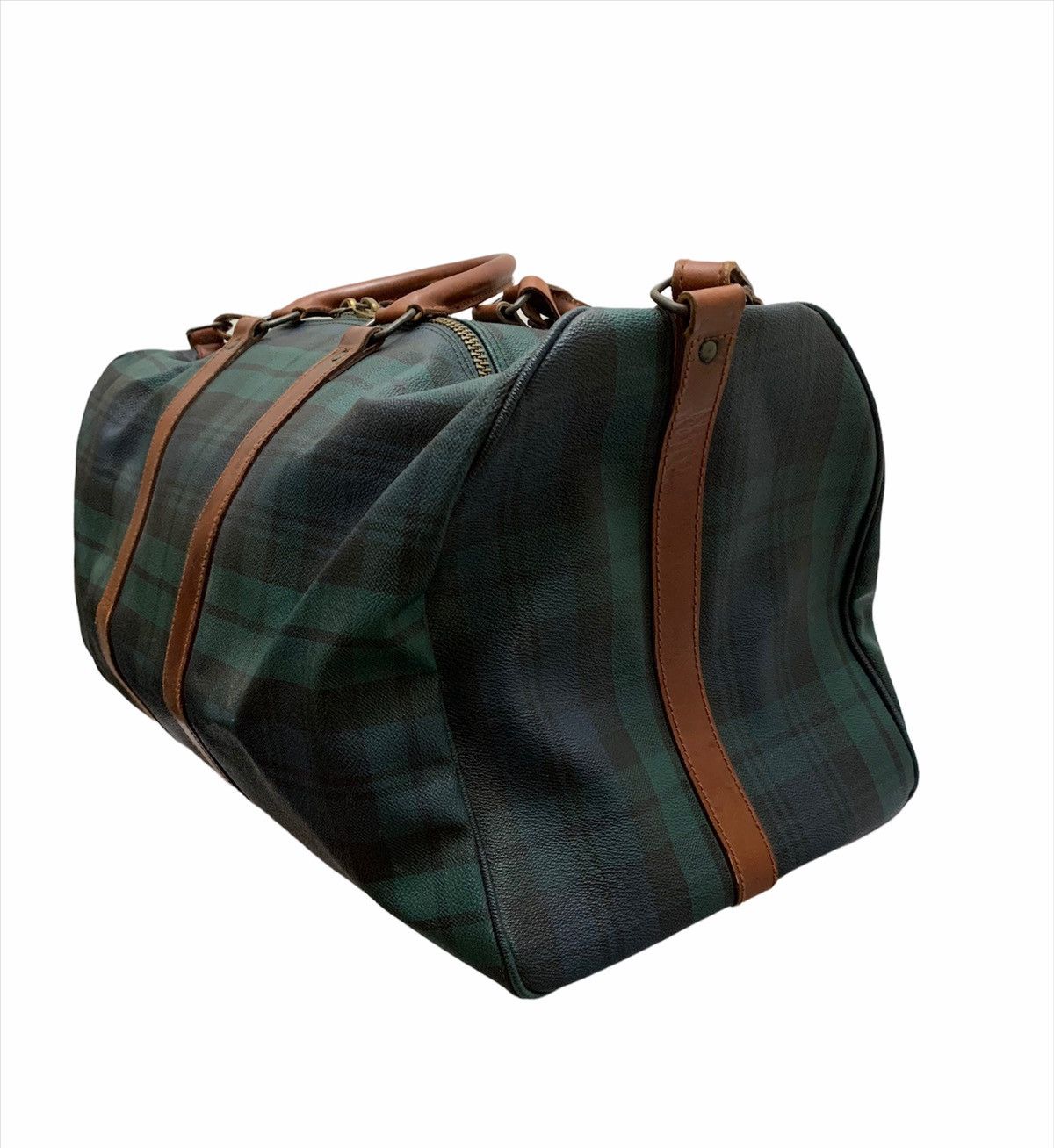 Polo Ralph Lauren × RRL Ralph Lauren × Vintage Iconic RARE Polo Ralph Lauren Leather Large Travel Bag Size ONE SIZE - 4 Thumbnail