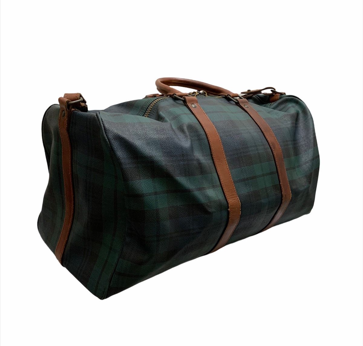 Polo Ralph Lauren × RRL Ralph Lauren × Vintage Iconic RARE Polo Ralph Lauren Leather Large Travel Bag Size ONE SIZE - 3 Thumbnail
