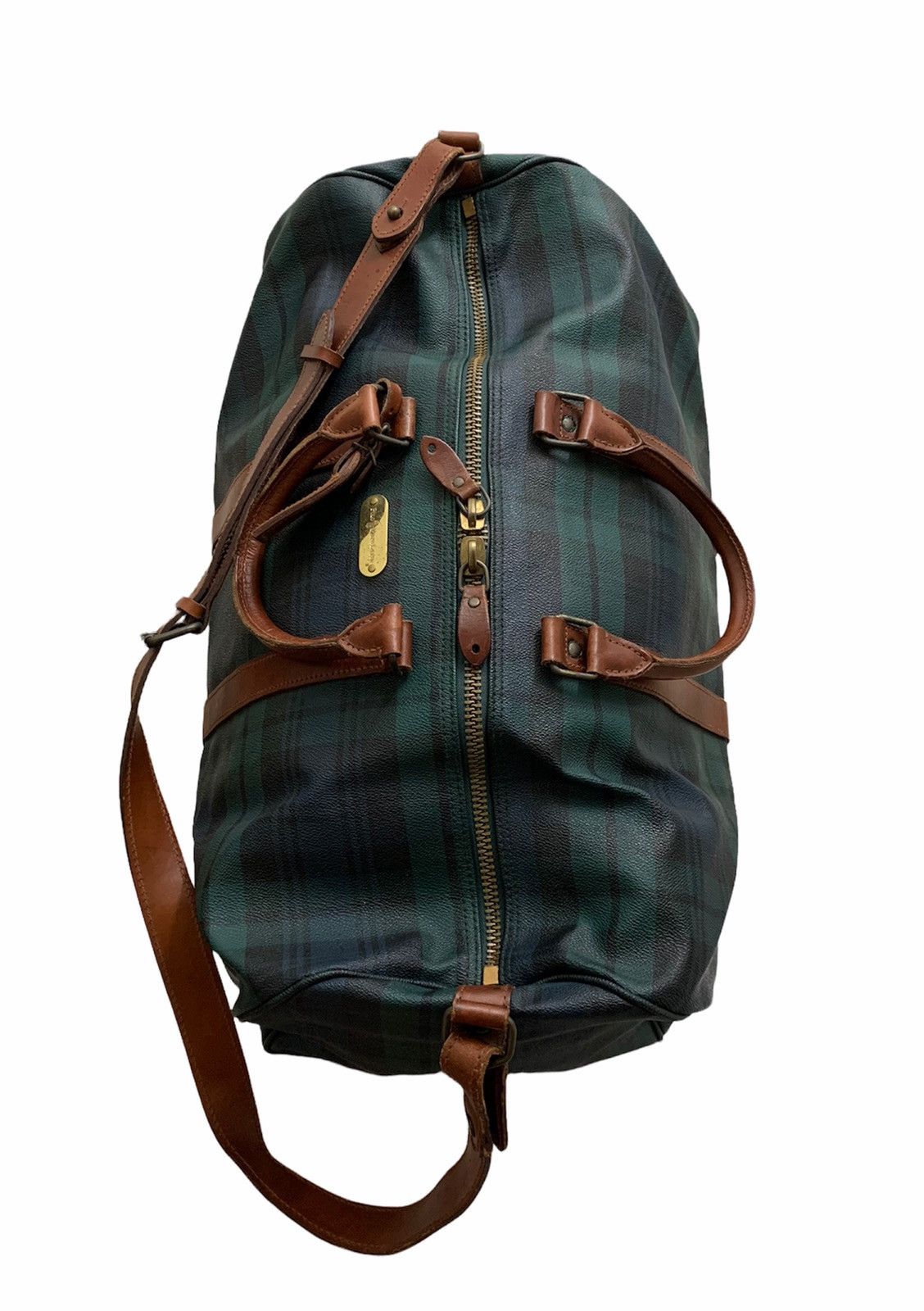 Polo Ralph Lauren × RRL Ralph Lauren × Vintage Iconic RARE Polo Ralph Lauren Leather Large Travel Bag Size ONE SIZE - 6 Thumbnail