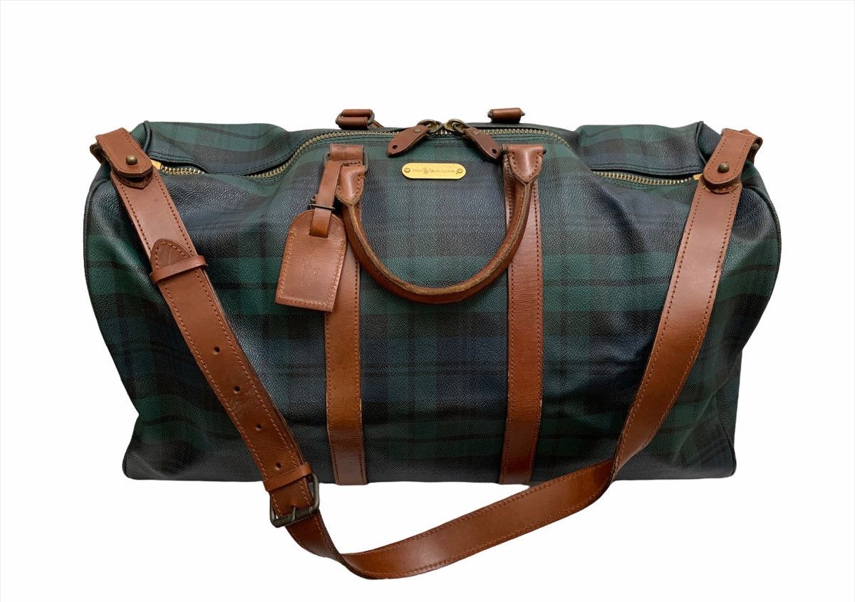 Polo Ralph Lauren × RRL Ralph Lauren × Vintage Iconic RARE Polo Ralph Lauren Leather Large Travel Bag Size ONE SIZE - 2 Thumbnail