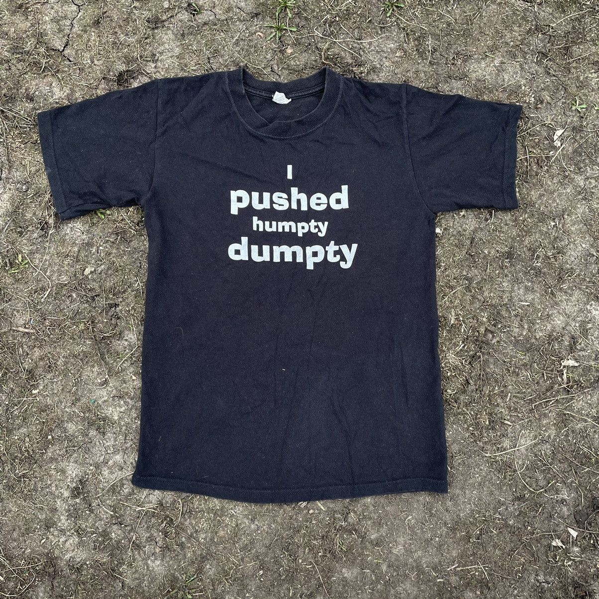 Vintage Vintage Y2K Pushed Humpty Dumpty Graphic Tee Skate Streetwea Size US S / EU 44-46 / 1 - 2 Thumbnail