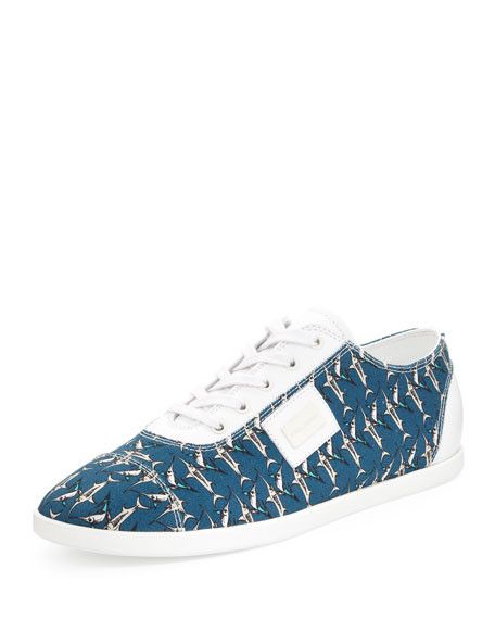 Dolce & Gabbana Dolce & Gabbana Marlin Sneakers Blue/White Size US 9 / EU 42 - 1 Thumbnail
