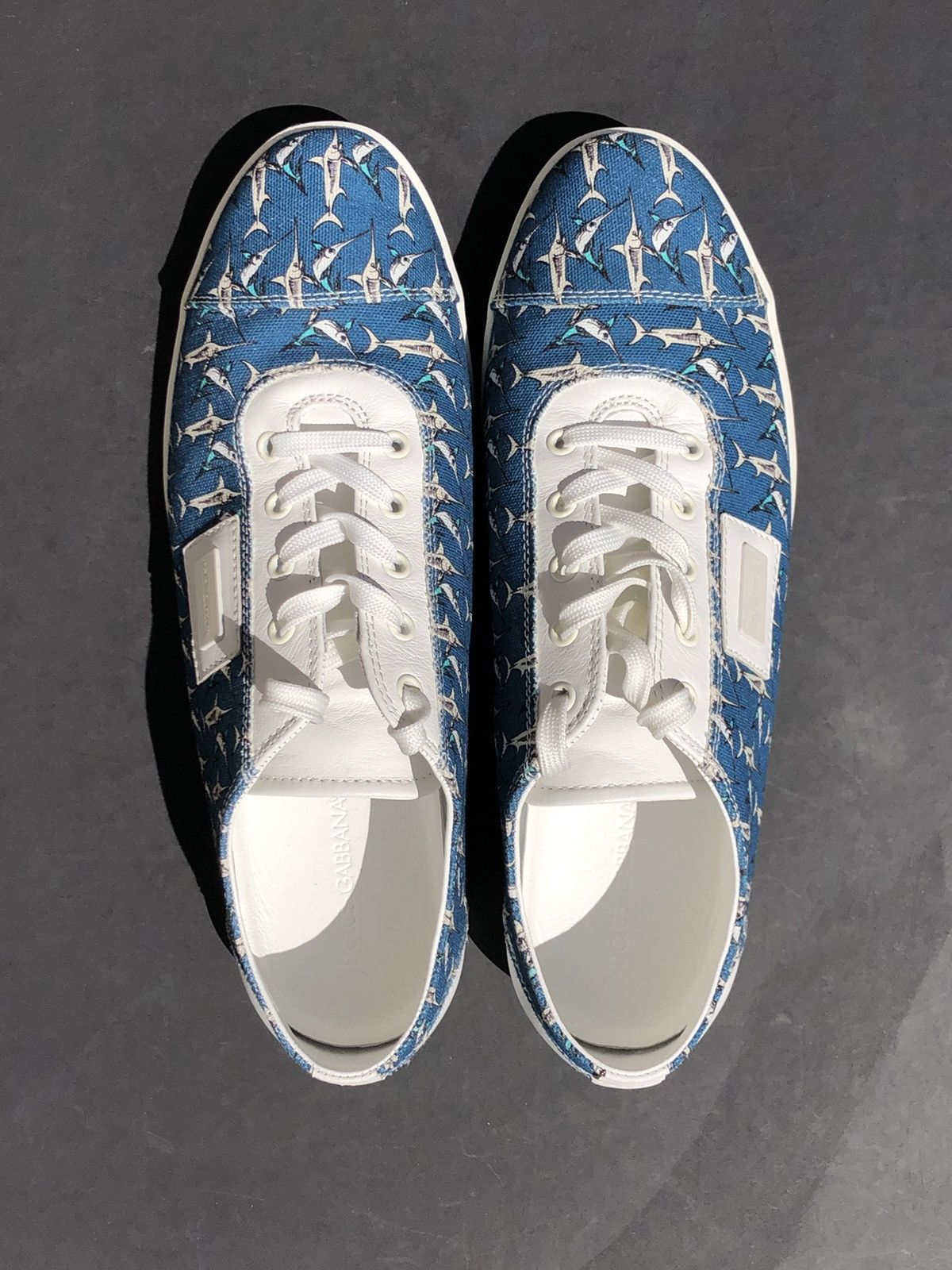 Dolce & Gabbana Dolce & Gabbana Marlin Sneakers Blue/White Size US 9 / EU 42 - 2 Thumbnail