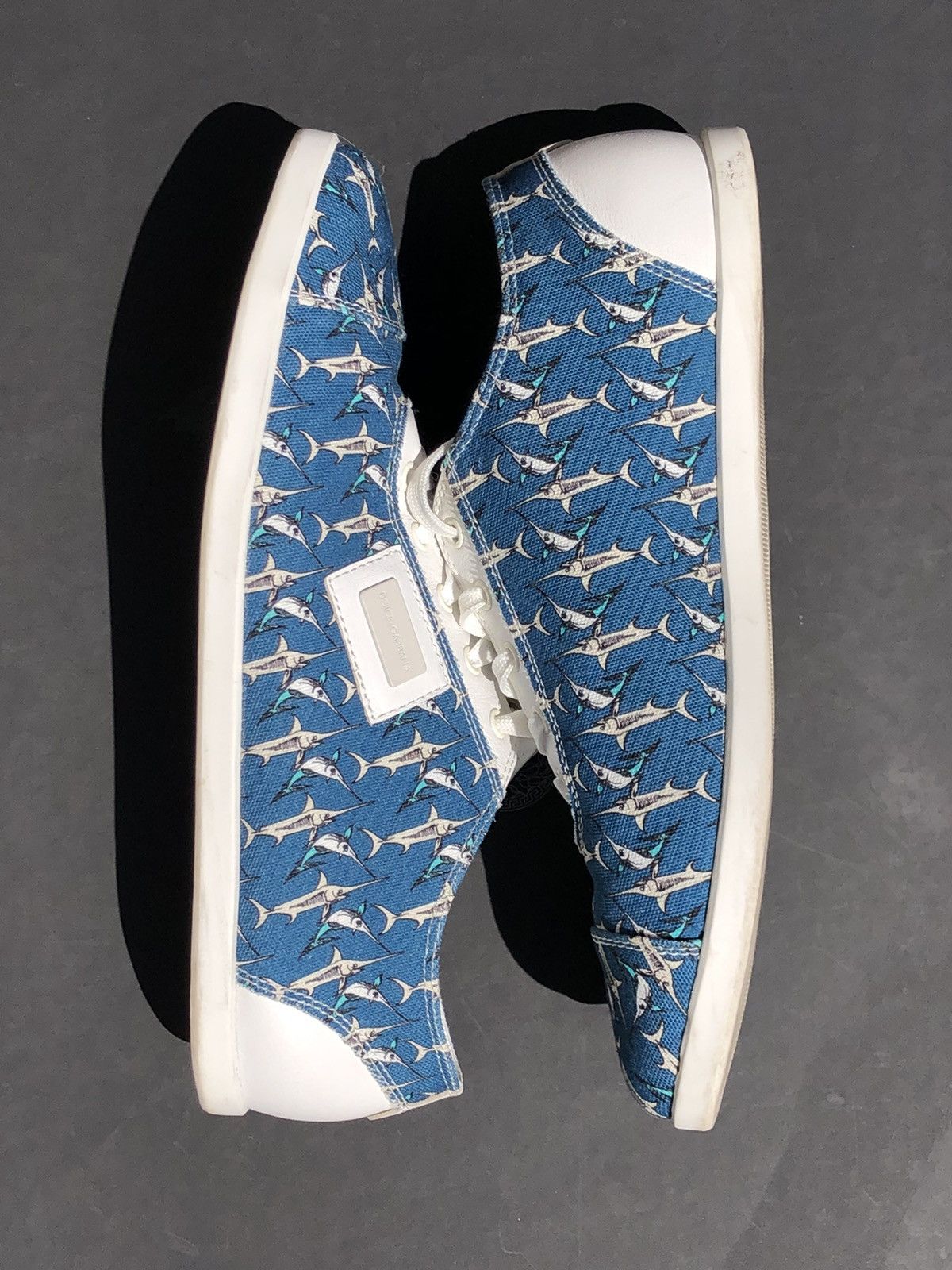 Dolce & Gabbana Dolce & Gabbana Marlin Sneakers Blue/White Size US 9 / EU 42 - 3 Thumbnail