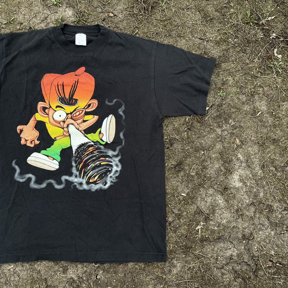Vintage Vintage 90s Graphic Tee Sun Faded Punk Streetwear Relaxed L Size US L / EU 52-54 / 3 - 2 Thumbnail
