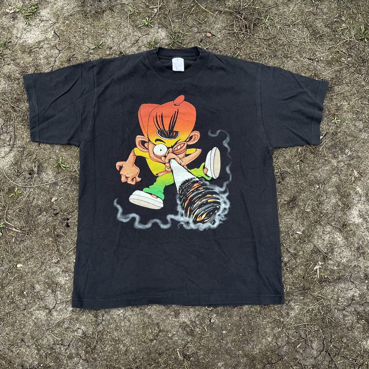 Vintage Vintage 90s Graphic Tee Sun Faded Punk Streetwear Relaxed L Size US L / EU 52-54 / 3 - 3 Thumbnail