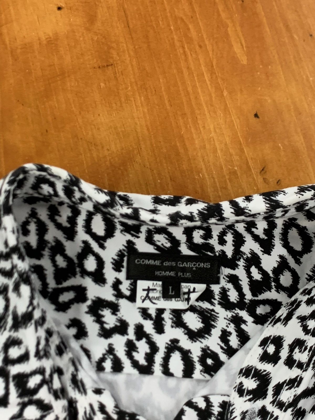 Comme des Garcons Comme Des Garçon Cheetah Print Shirt Rare Size US L / EU 52-54 / 3 - 3 Thumbnail