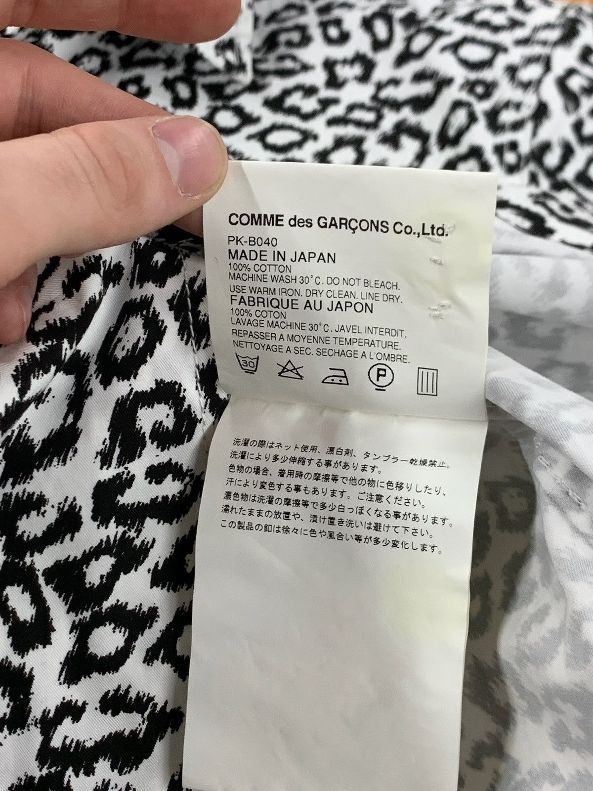 Comme des Garcons Comme Des Garçon Cheetah Print Shirt Rare Size US L / EU 52-54 / 3 - 6 Thumbnail