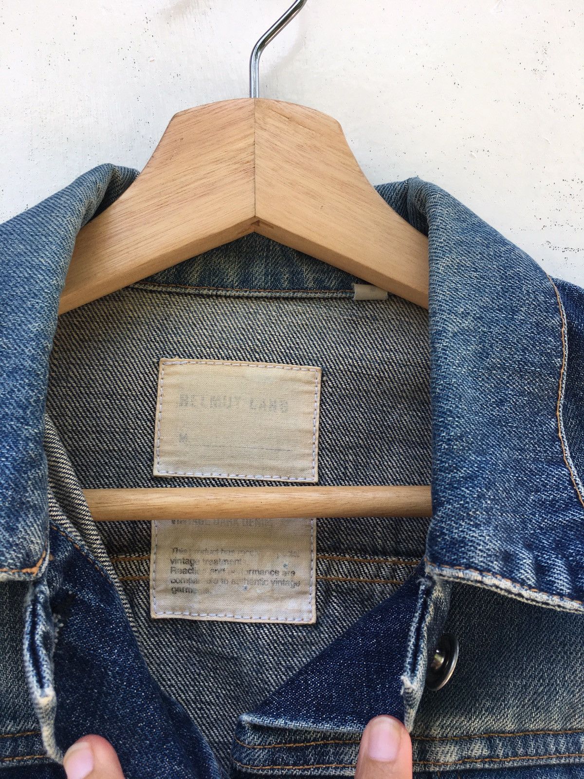Helmut Lang Vintage Helmut Lang Dark Denim Jacket Size US S / EU 44-46 / 1 - 9 Thumbnail