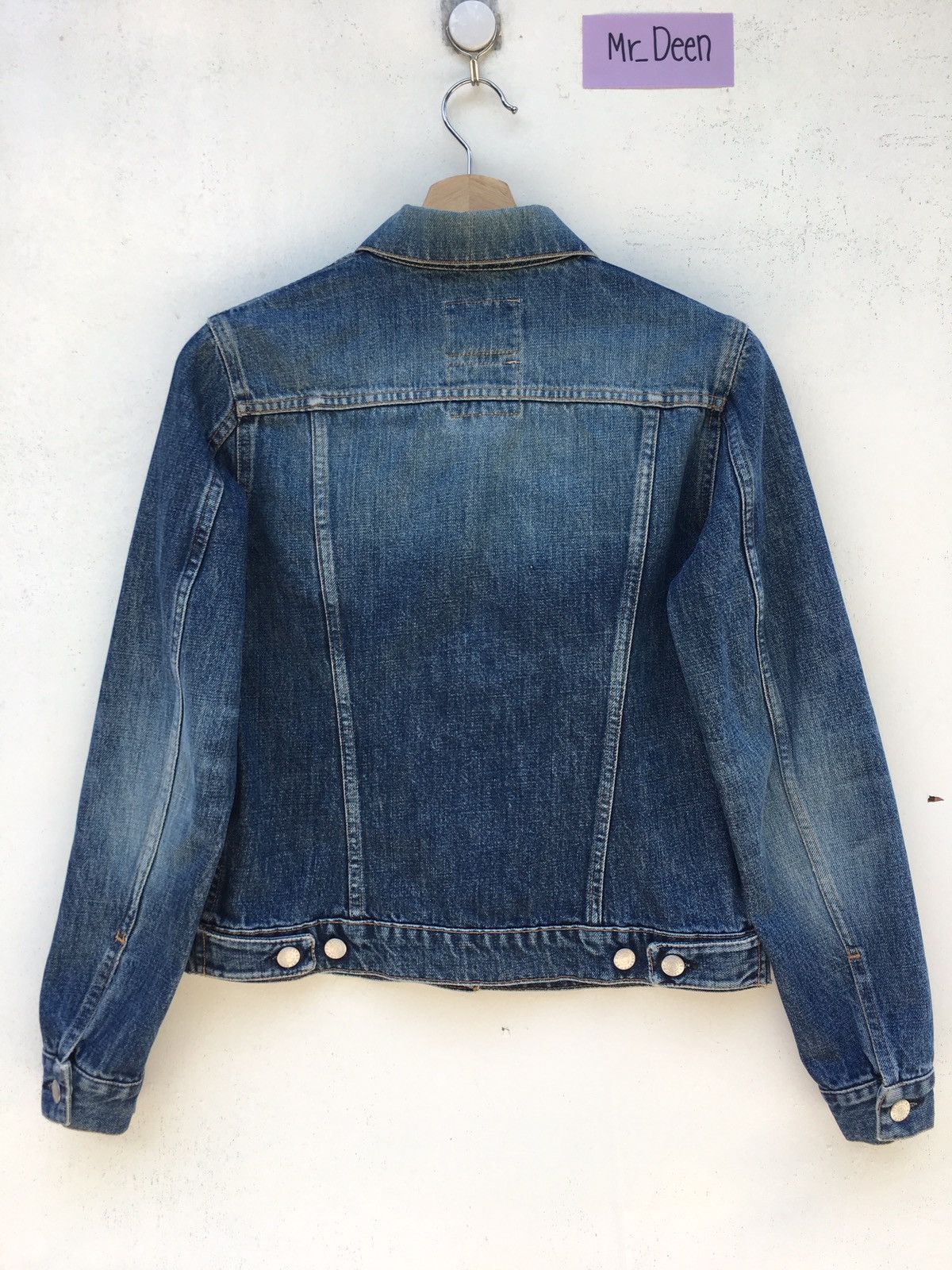 Helmut Lang Vintage Helmut Lang Dark Denim Jacket Size US S / EU 44-46 / 1 - 13 Thumbnail