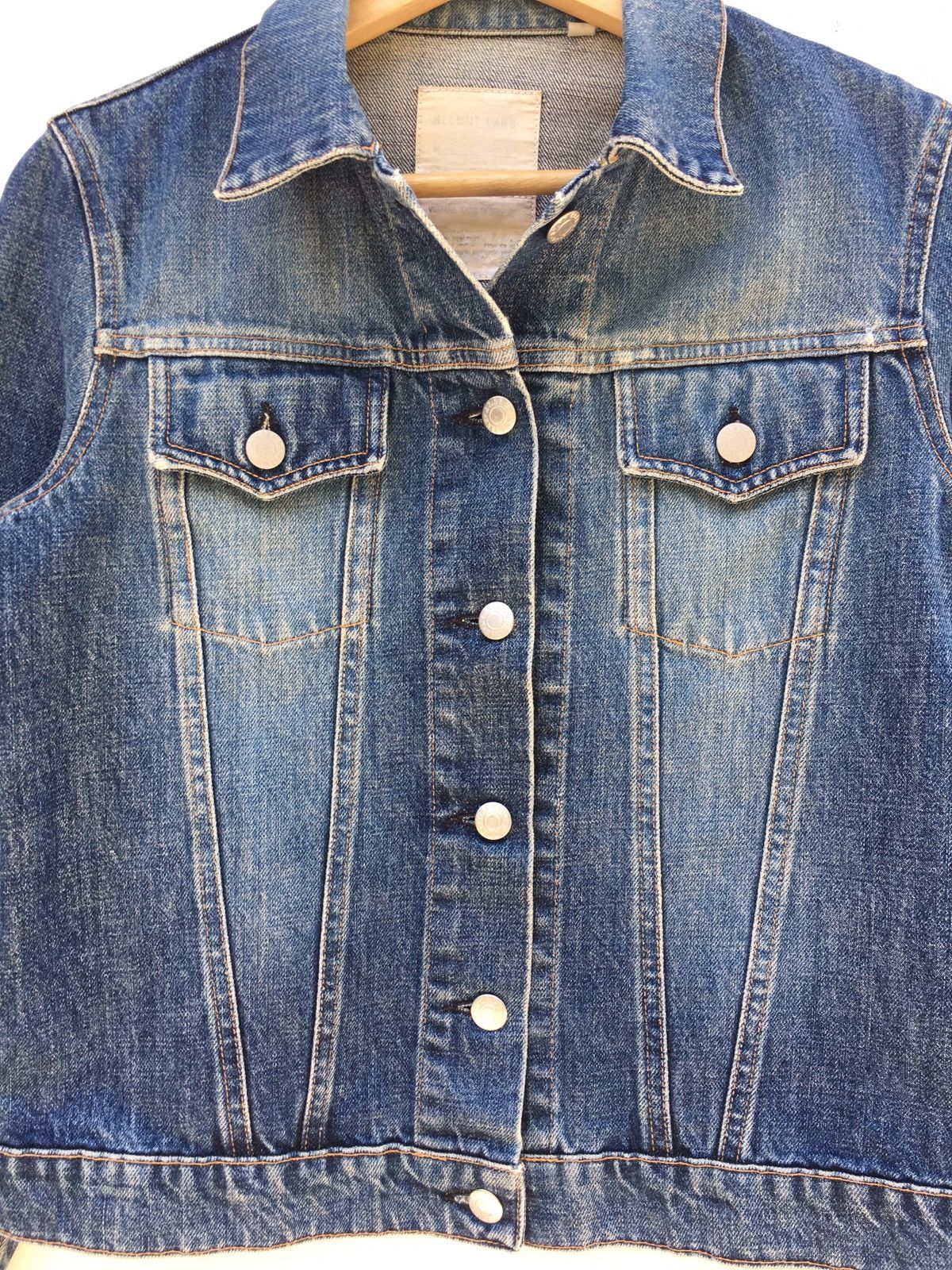 Helmut Lang Vintage Helmut Lang Dark Denim Jacket Size US S / EU 44-46 / 1 - 5 Thumbnail