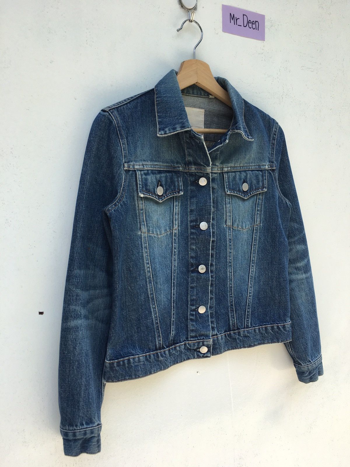 Helmut Lang Vintage Helmut Lang Dark Denim Jacket Size US S / EU 44-46 / 1 - 2 Thumbnail