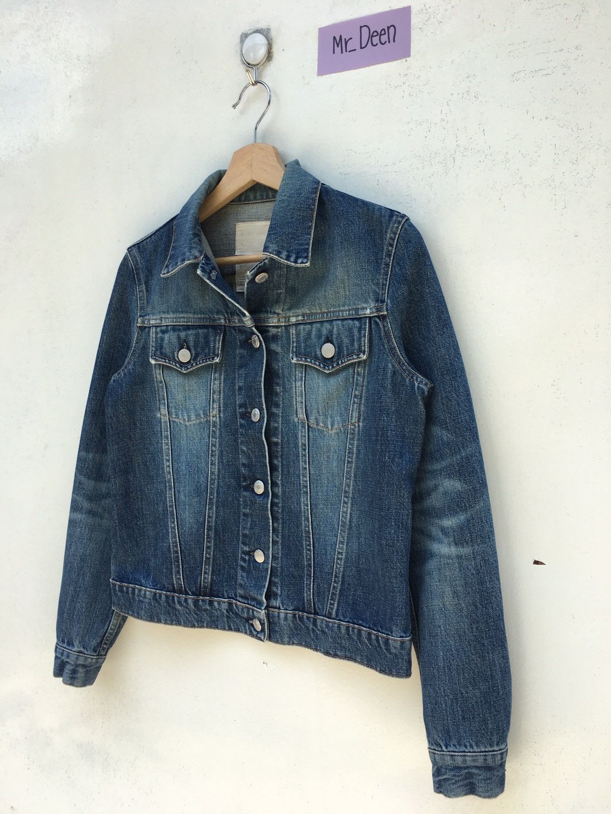 Helmut Lang Vintage Helmut Lang Dark Denim Jacket Size US S / EU 44-46 / 1 - 3 Thumbnail