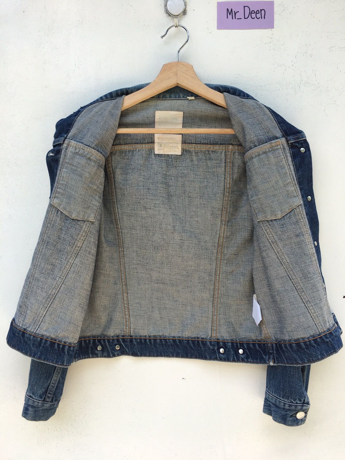 Helmut Lang Vintage Helmut Lang Dark Denim Jacket Size US S / EU 44-46 / 1 - 21 Thumbnail