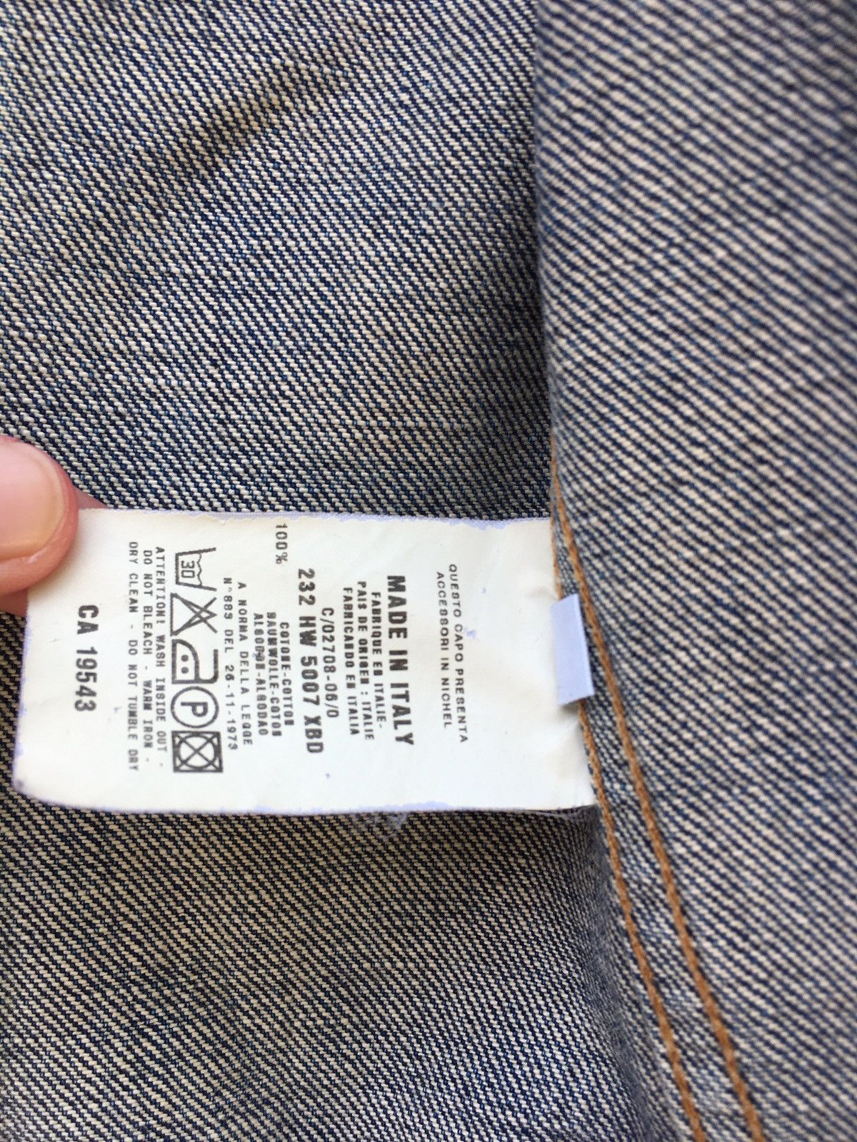 Helmut Lang Vintage Helmut Lang Dark Denim Jacket Size US S / EU 44-46 / 1 - 22 Thumbnail