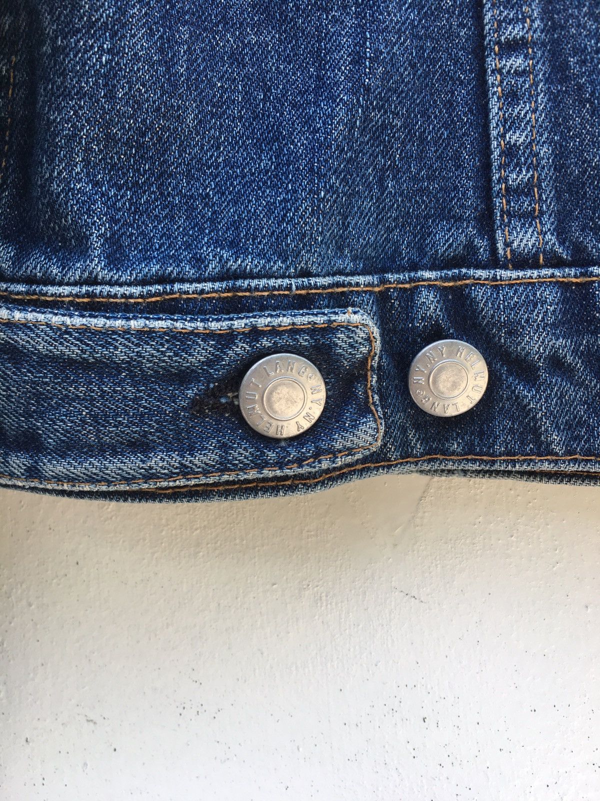 Helmut Lang Vintage Helmut Lang Dark Denim Jacket Size US S / EU 44-46 / 1 - 17 Thumbnail