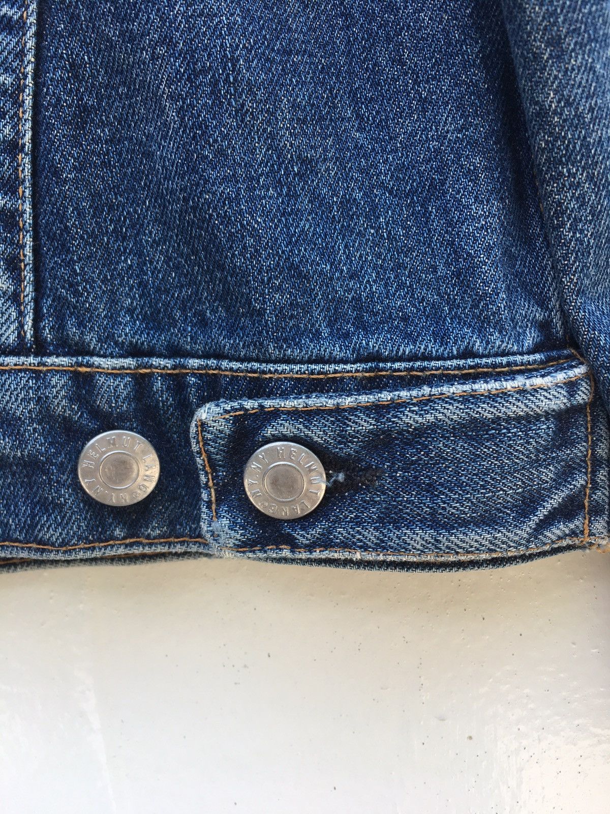 Helmut Lang Vintage Helmut Lang Dark Denim Jacket Size US S / EU 44-46 / 1 - 18 Thumbnail