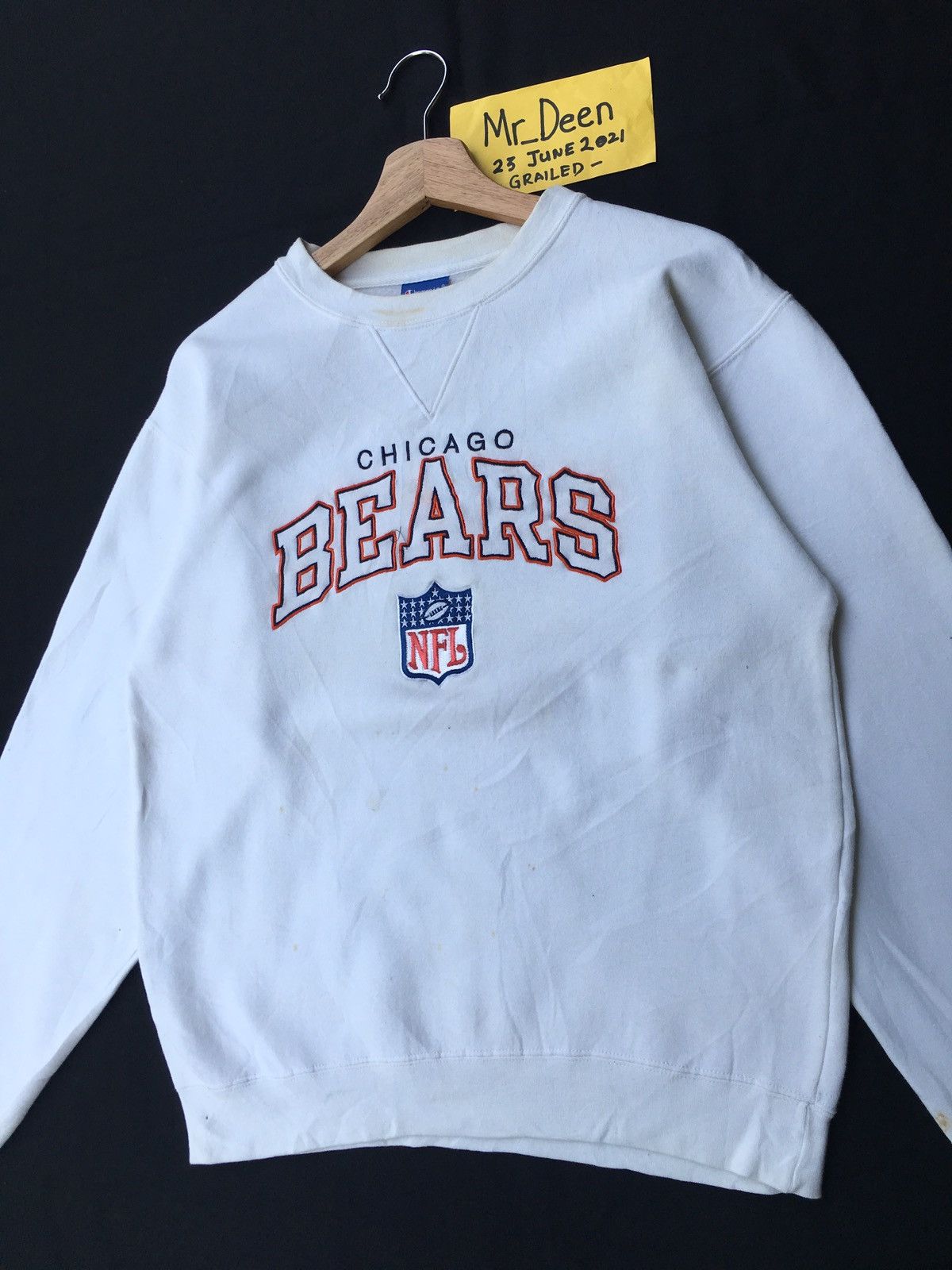 Champion Vintage Chicago Bears Big Logo NFL Sweatshirt Size US M / EU 48-50 / 2 - 4 Thumbnail