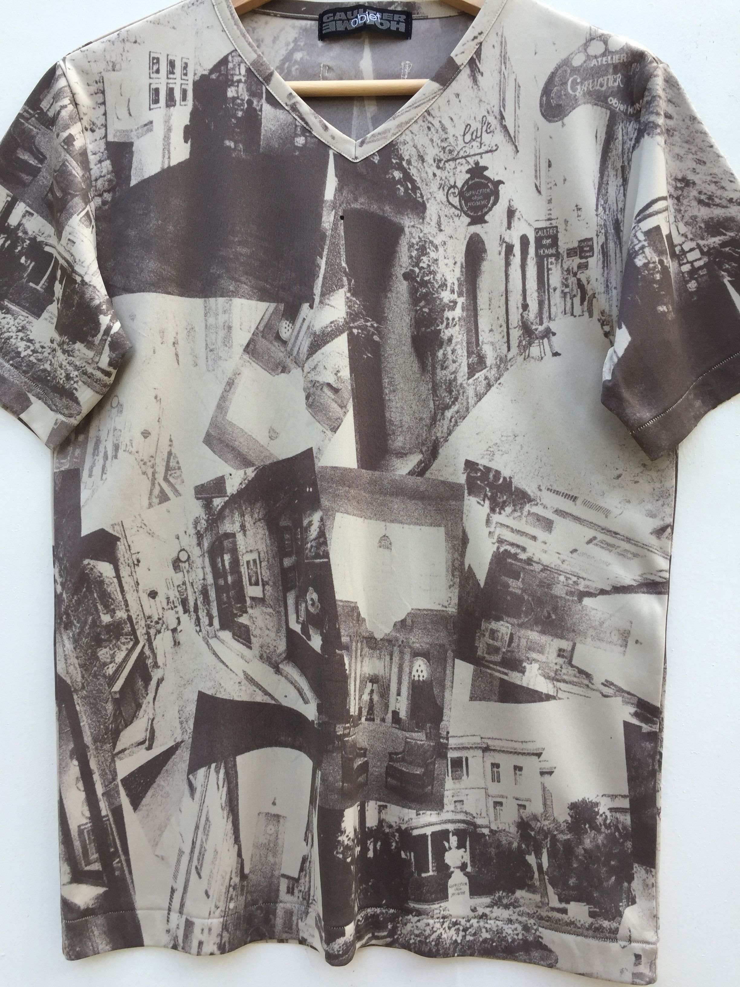 Jean Paul Gaultier Vintage JPG Gaultier Homme Objet jacquard image shortsleeve Size US S / EU 44-46 / 1 - 3 Thumbnail