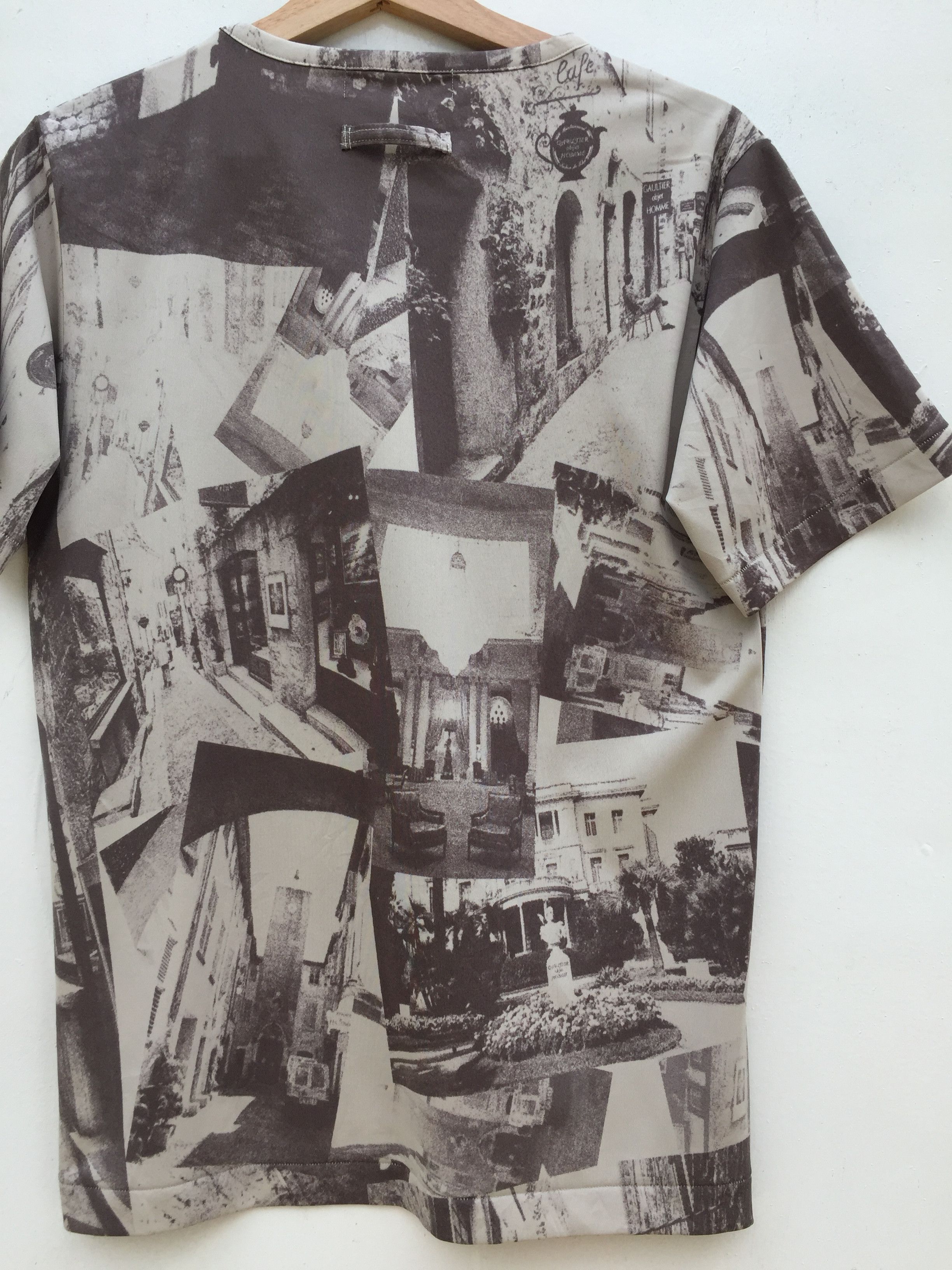 Jean Paul Gaultier Vintage JPG Gaultier Homme Objet jacquard image shortsleeve Size US S / EU 44-46 / 1 - 16 Thumbnail