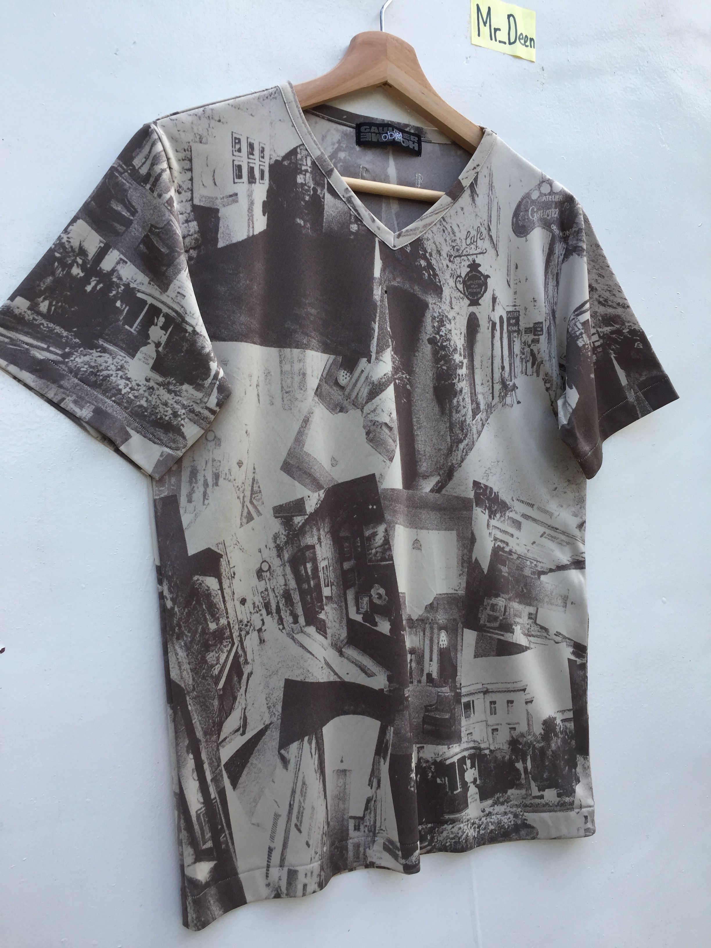 Jean Paul Gaultier Vintage JPG Gaultier Homme Objet jacquard image shortsleeve Size US S / EU 44-46 / 1 - 8 Thumbnail