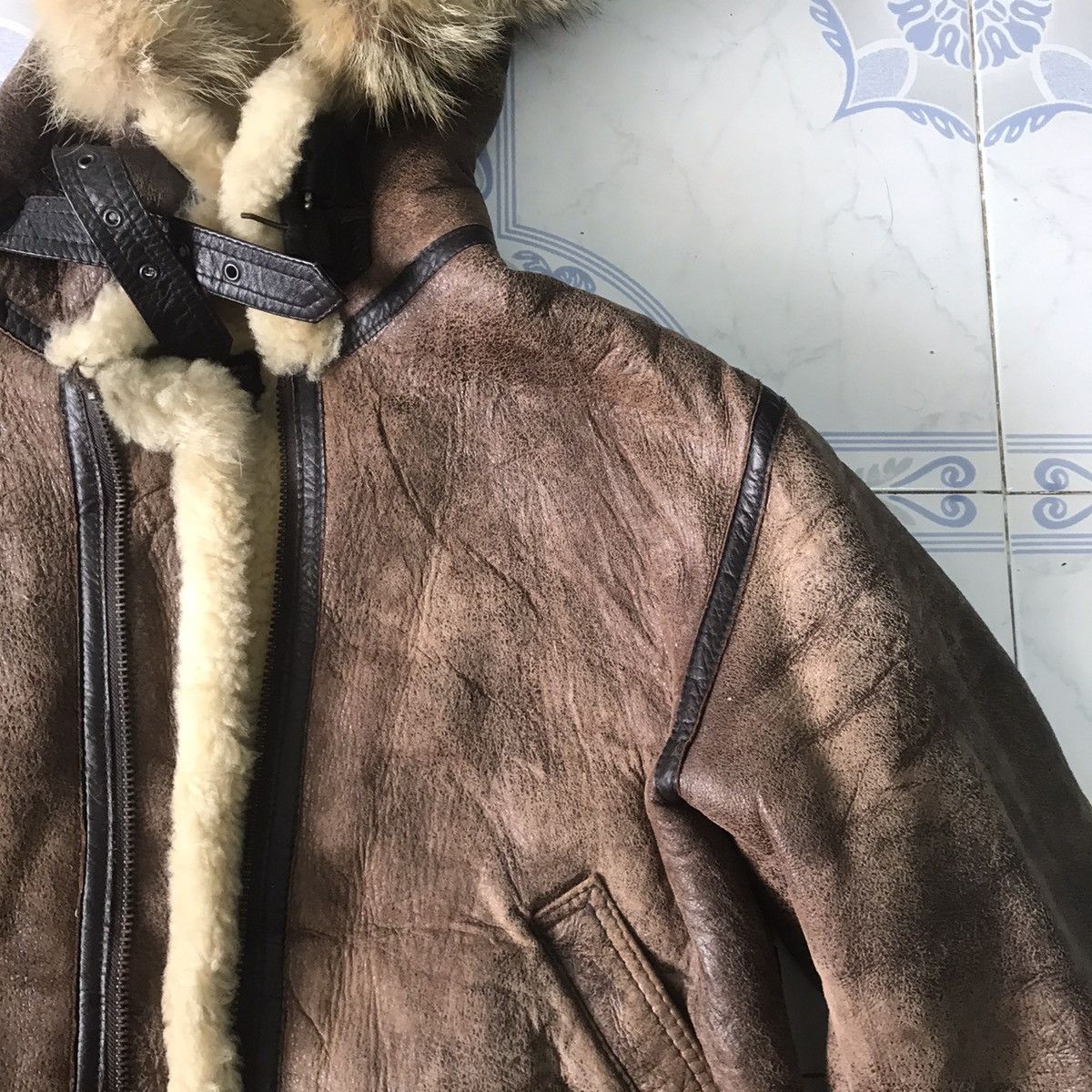 Other Sheepskin Jacket Hooded Type B3 Unknown Destination Usaf Size US M / EU 48-50 / 2 - 5 Thumbnail