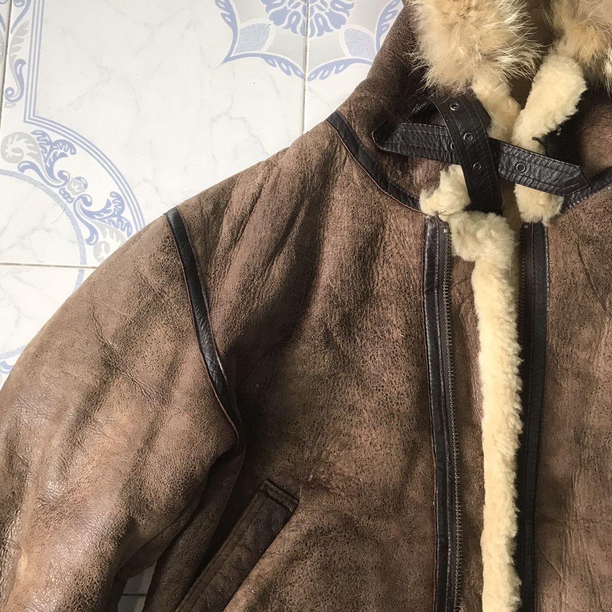 Other Sheepskin Jacket Hooded Type B3 Unknown Destination Usaf Size US M / EU 48-50 / 2 - 6 Thumbnail