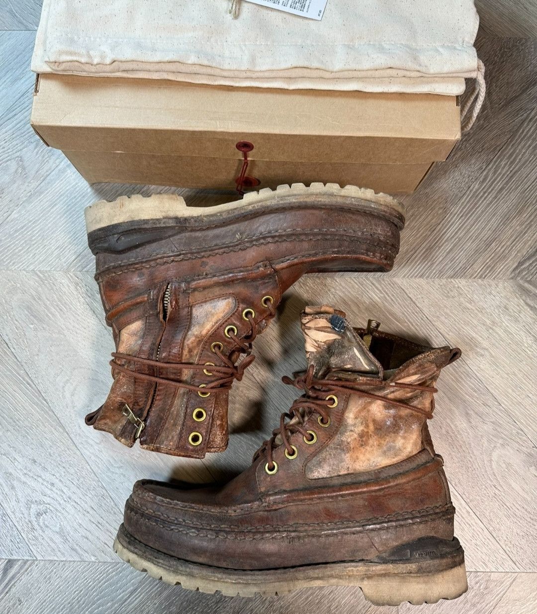 Visvim Ict Grizzly Boots | Grailed