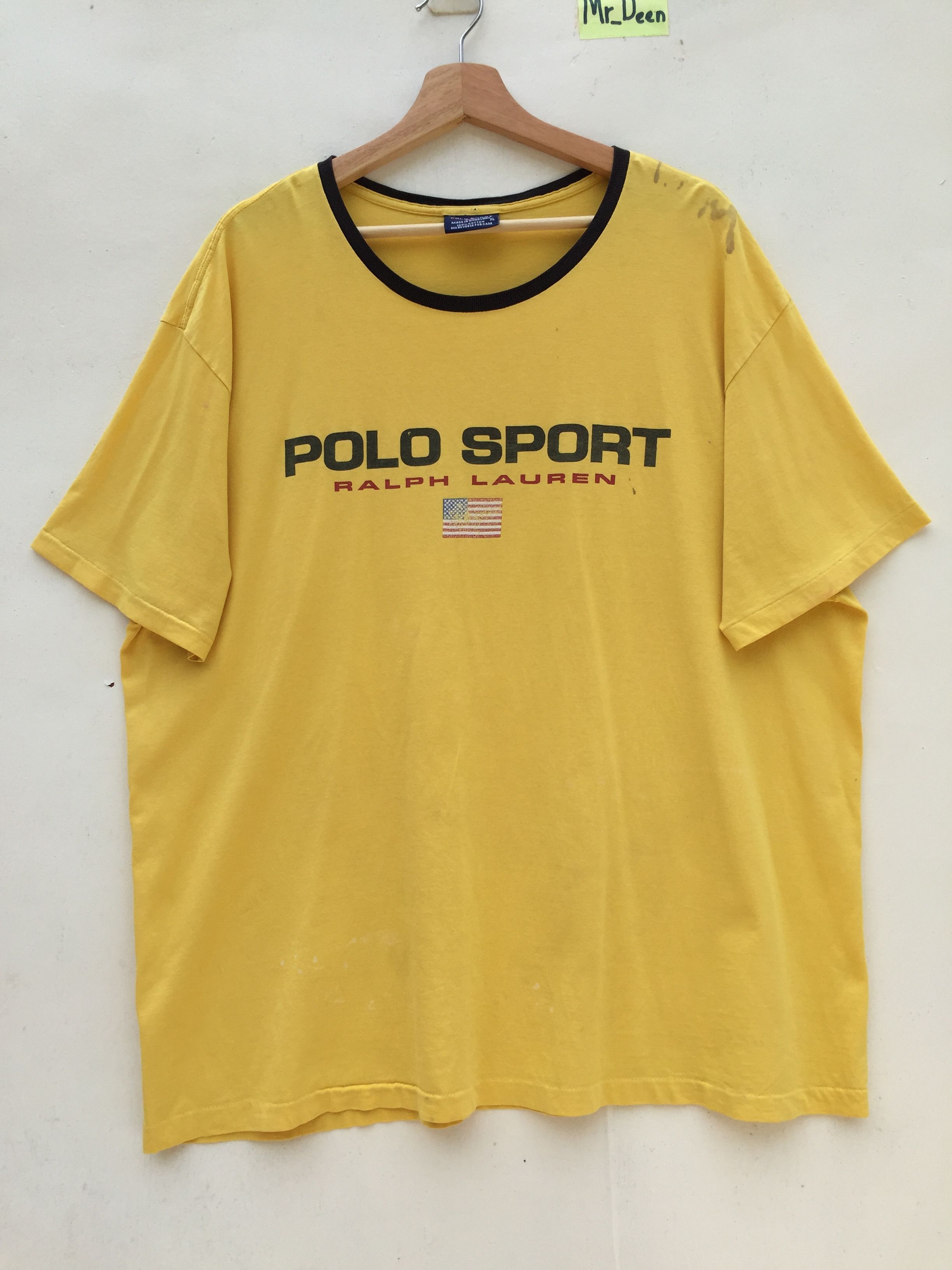 Polo Ralph Lauren Vintage 90s Ralph Lauren Polo Sport T Shirt Size US XL / EU 56 / 4 - 1 Thumbnail