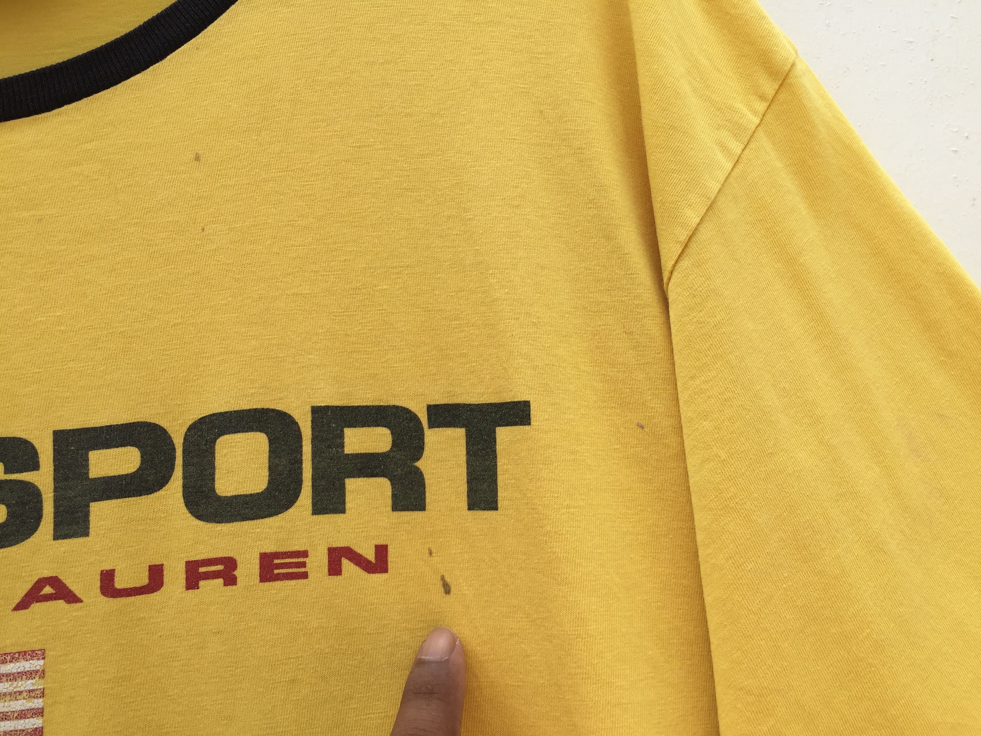 Polo Ralph Lauren Vintage 90s Ralph Lauren Polo Sport T Shirt Size US XL / EU 56 / 4 - 9 Thumbnail