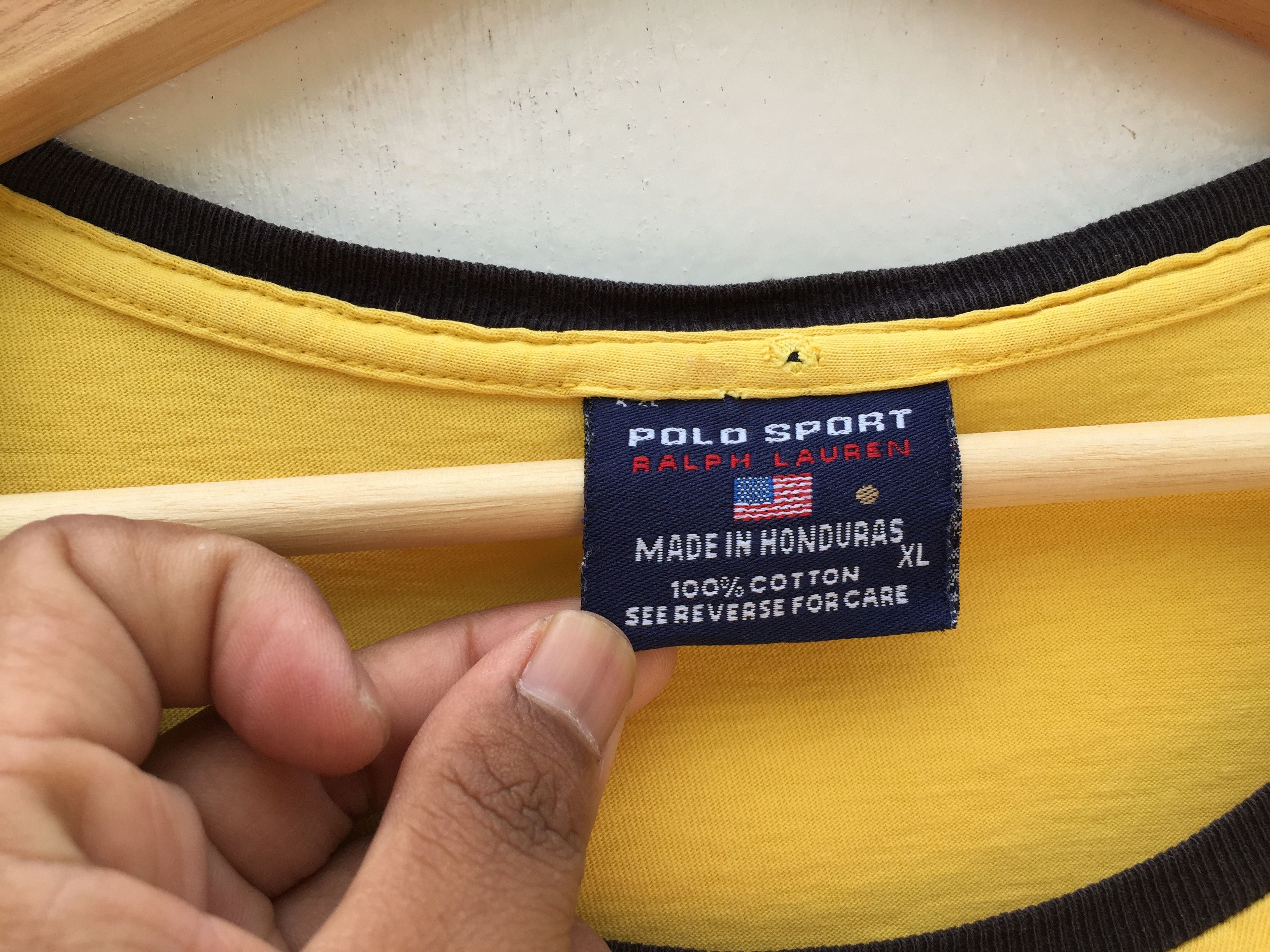 Polo Ralph Lauren Vintage 90s Ralph Lauren Polo Sport T Shirt Size US XL / EU 56 / 4 - 10 Thumbnail