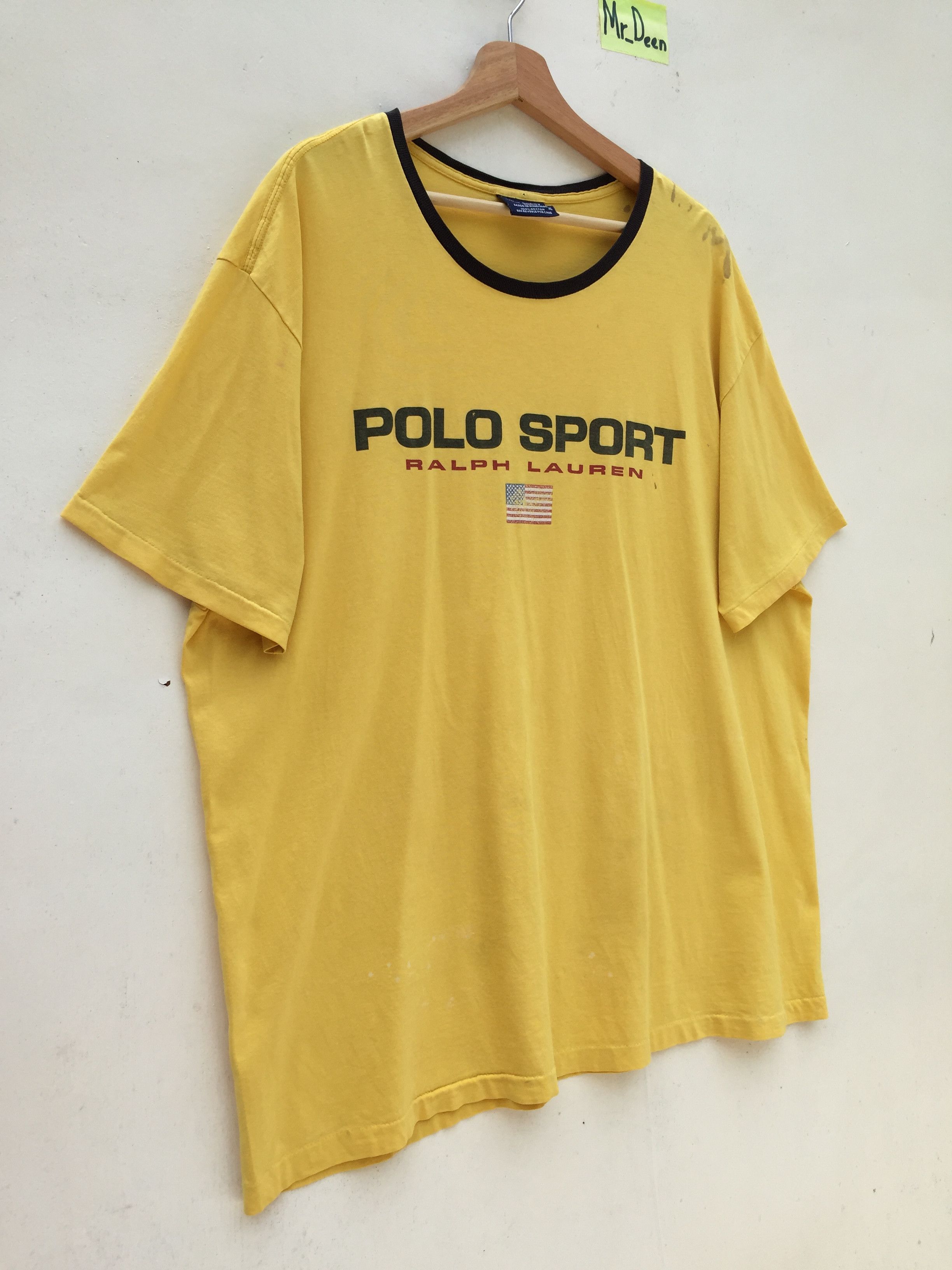 Polo Ralph Lauren Vintage 90s Ralph Lauren Polo Sport T Shirt Size US XL / EU 56 / 4 - 2 Thumbnail